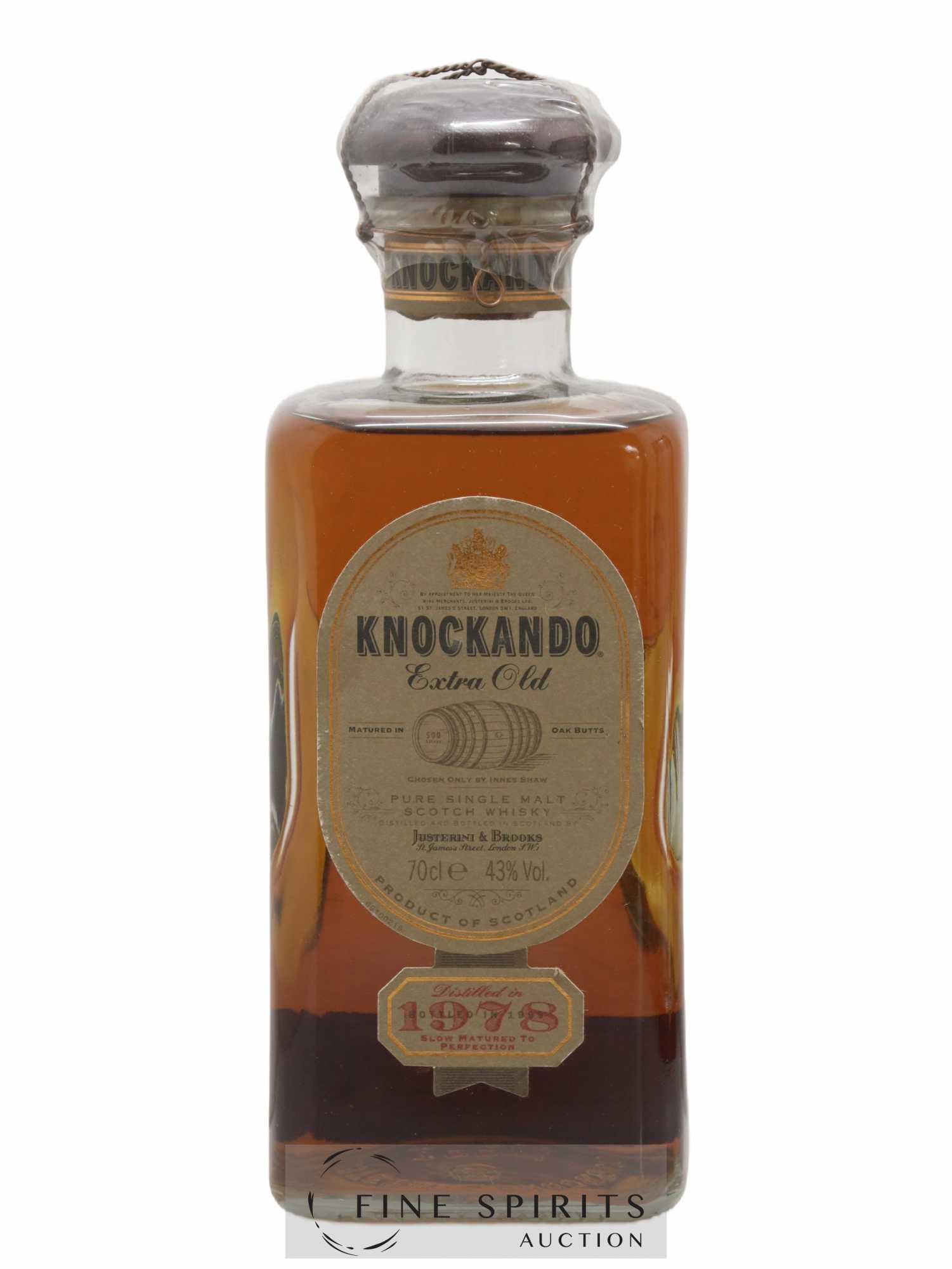 Knockando 1978 Of. Extra Old bottled 1999 - Posten von 1 Flasche - 1