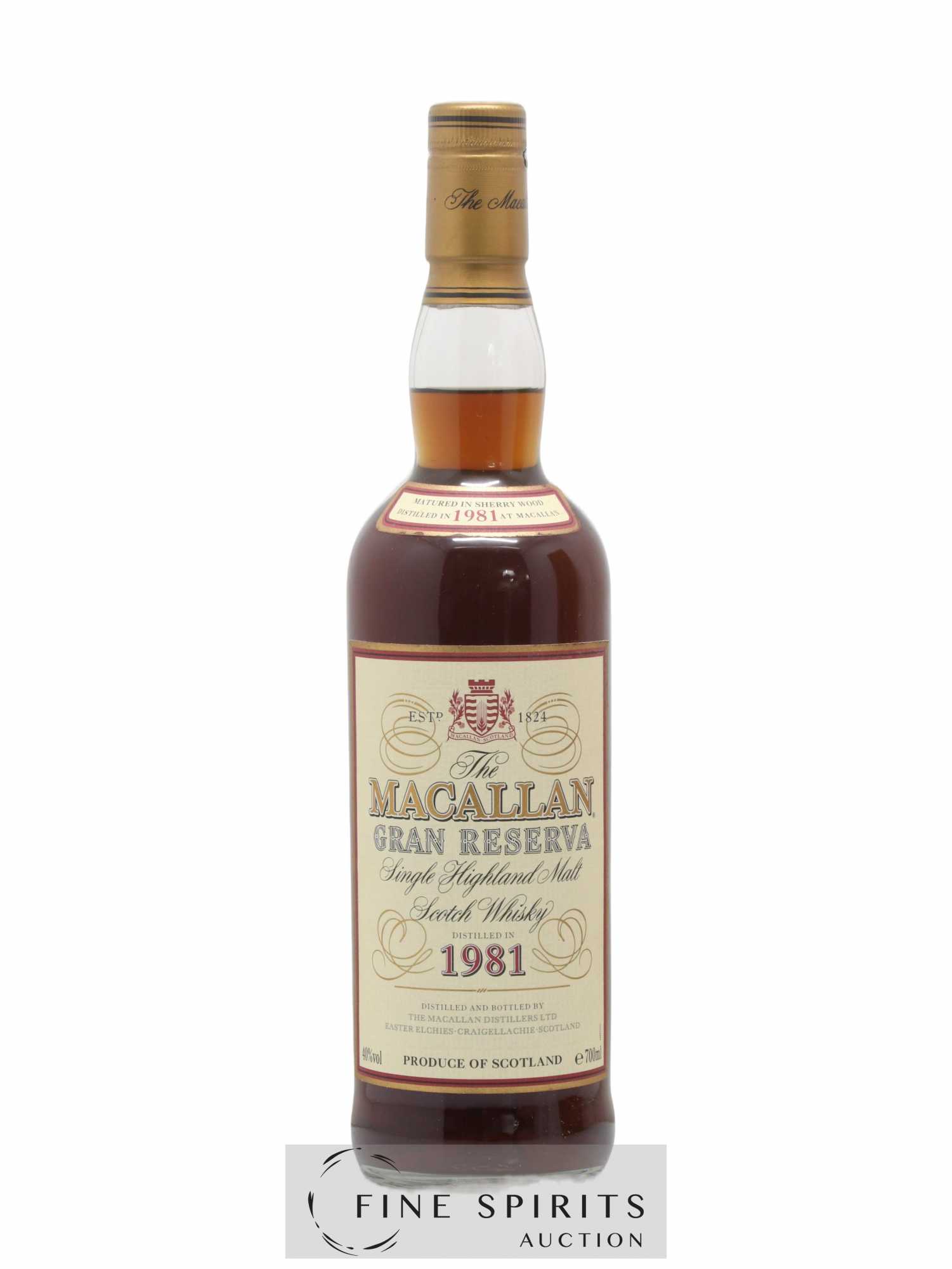 Macallan (The) 1981 Of. Gran Reserva - Posten von 1 Flasche - 1