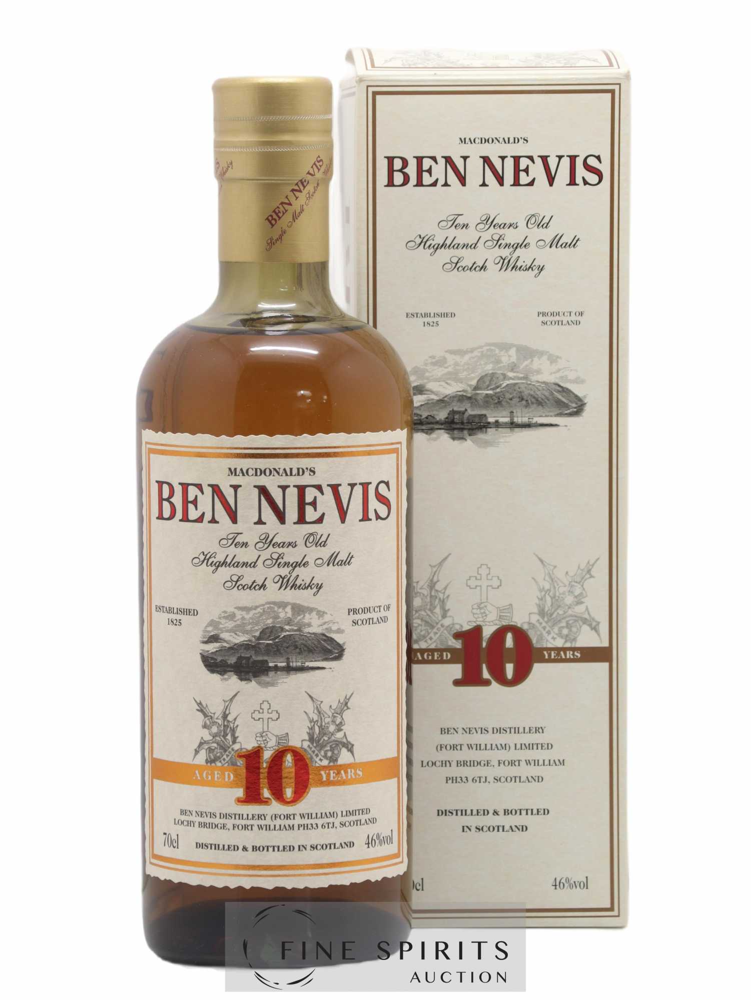 Ben Nevis 10 years Of. MacDonald's - Lot de 1 bouteille - 0