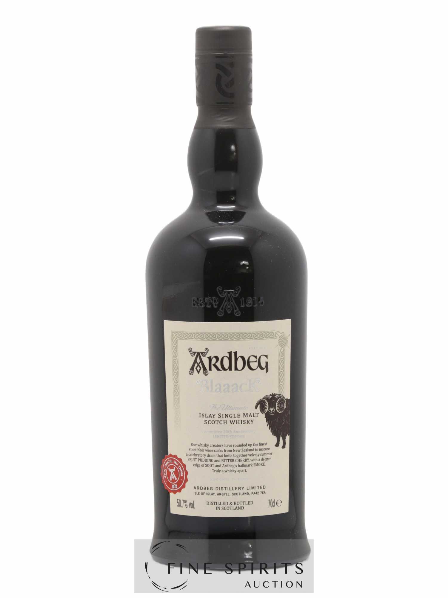 Ardbeg Of. Blaaack Special Committee Only Edition - 2020 The Ultimate - Lot de 1 bouteille - 0