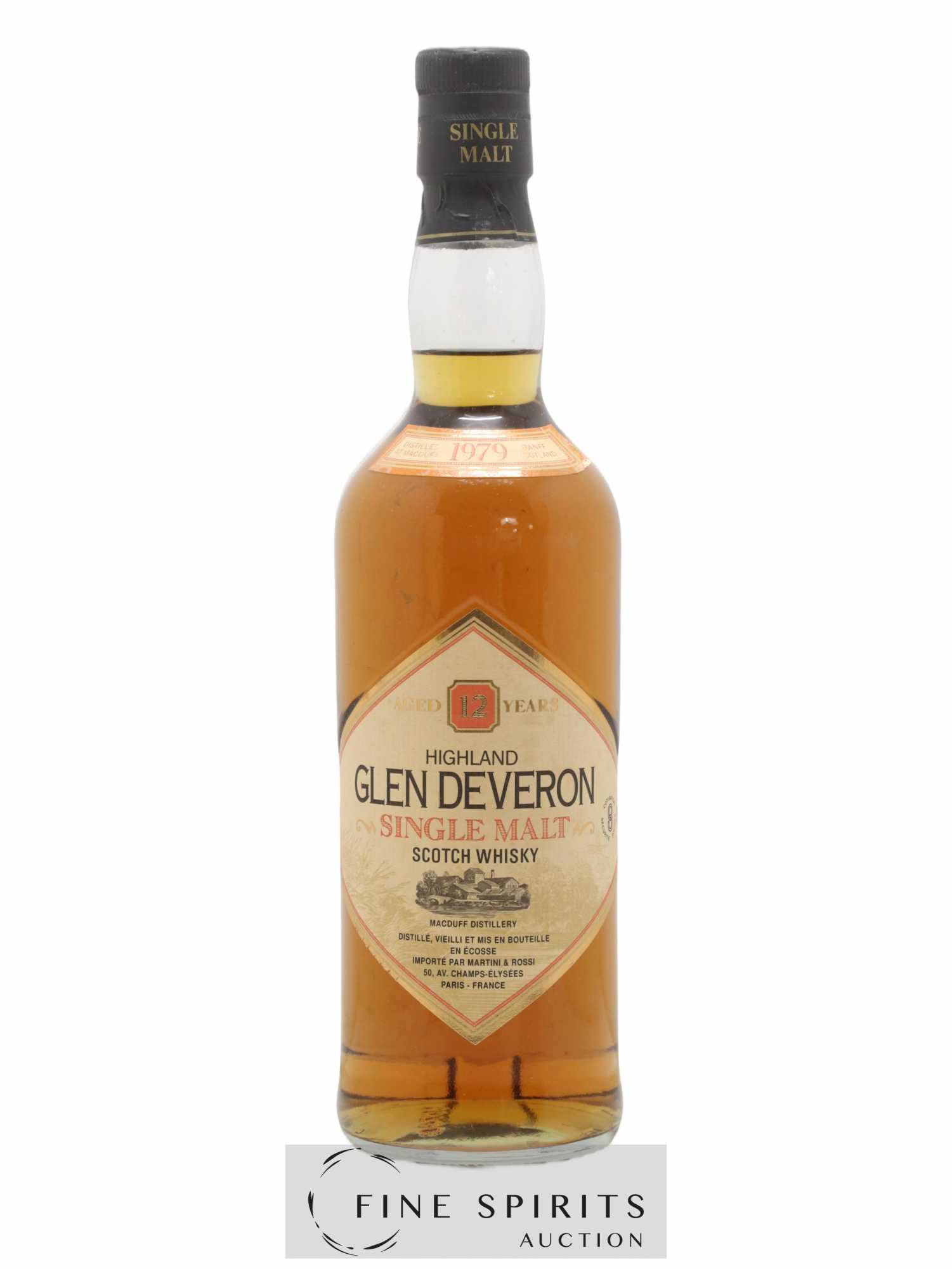 Glen Deveron 12 years 1979 Of. - Lotto di 1 bottiglia - 1