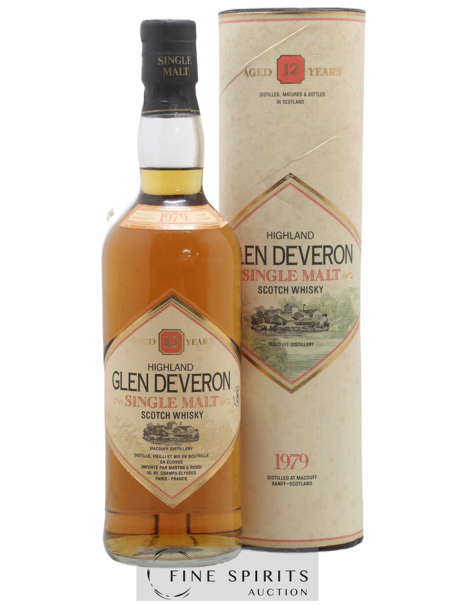 Glen Deveron 12 years 1979 Of. - Lotto di 1 bottiglia - 0