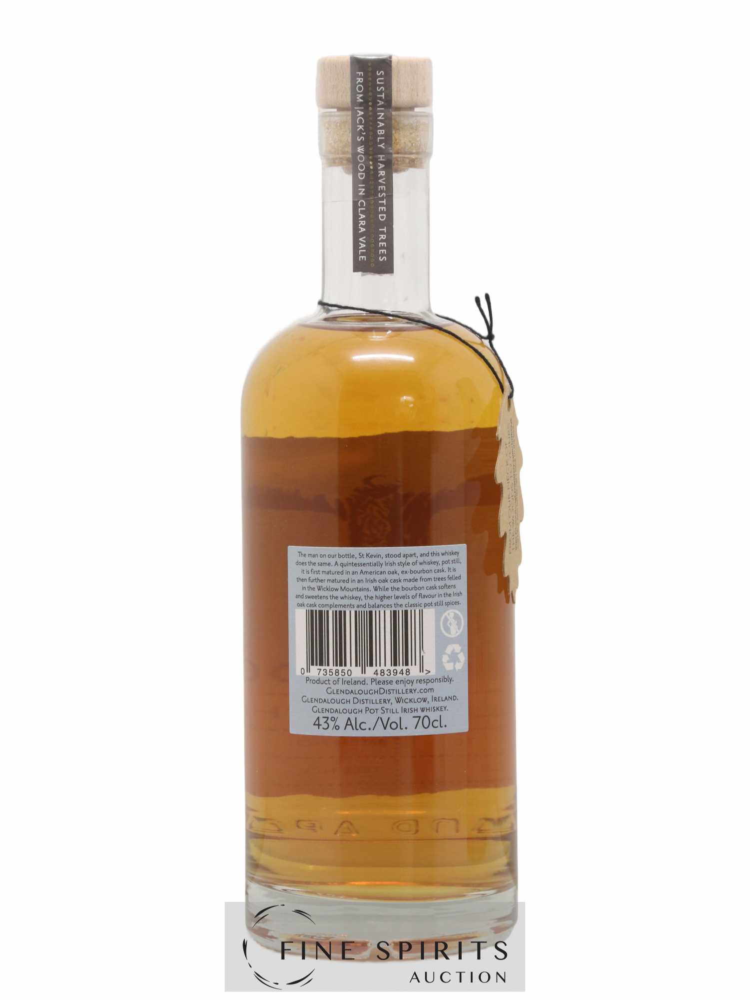 Glendalough Of. Cask n°2 - Batch n°1 - Lot de 1 bouteille - 2