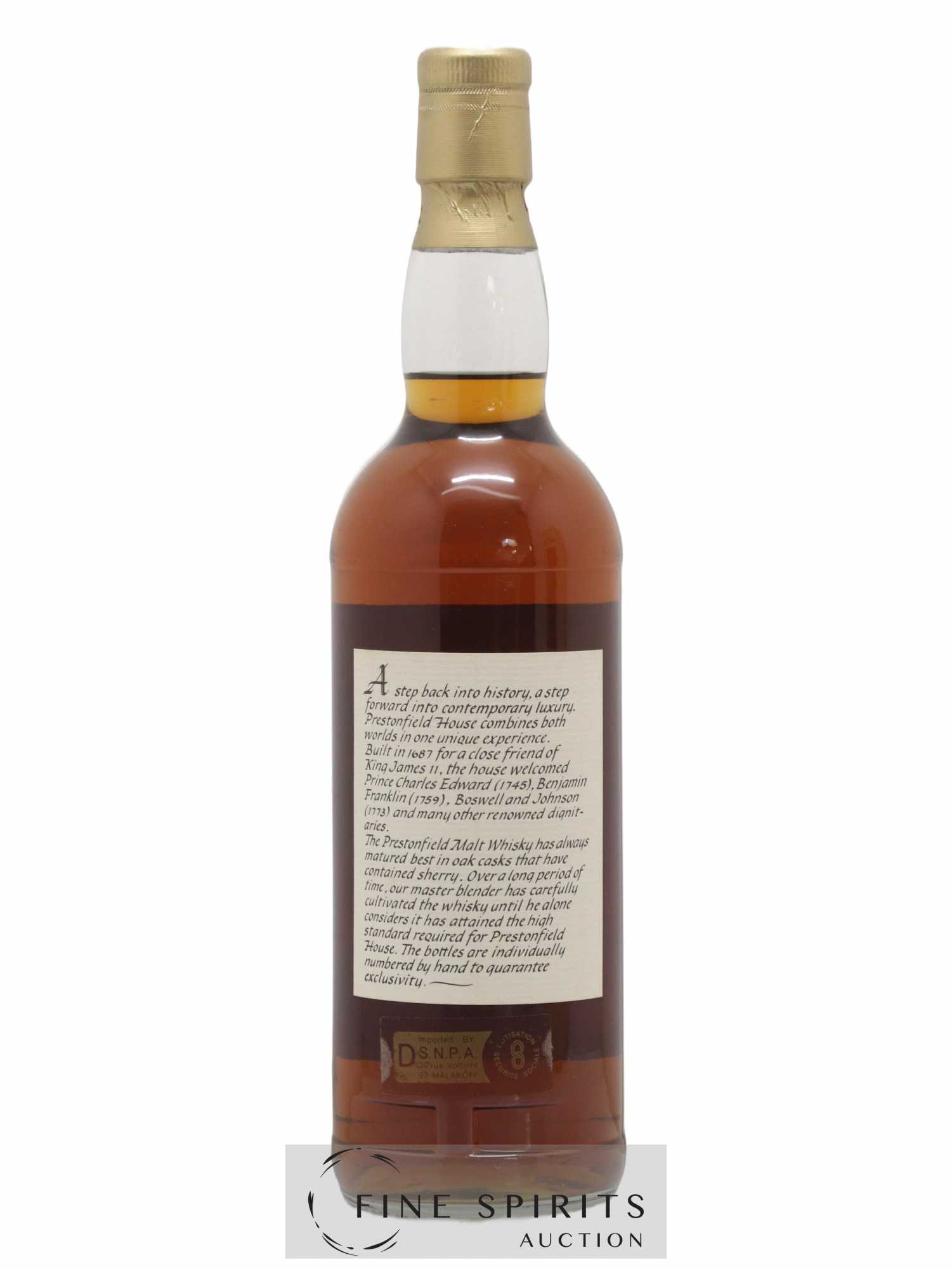 The Glendronach 24 years 1970 Of. The Prestonfield Sherry Cask n°100 - One of 300 - Lot de 1 bouteille - 2