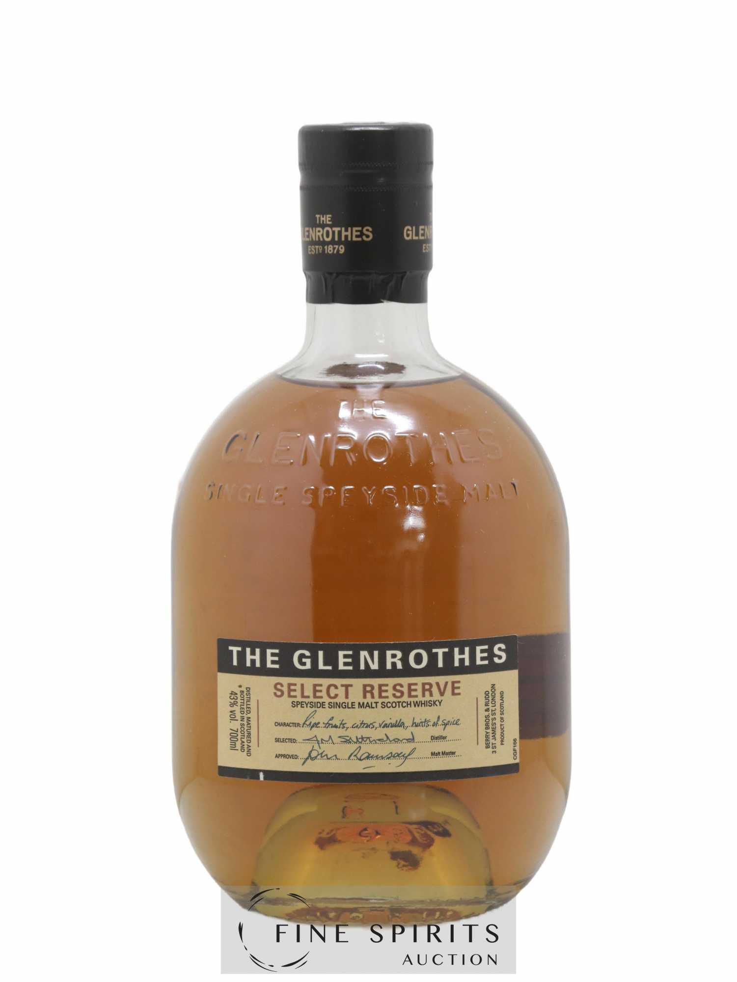 Glenrothes Of. Select Reserve Sample Room - Posten von 1 Flasche - 0