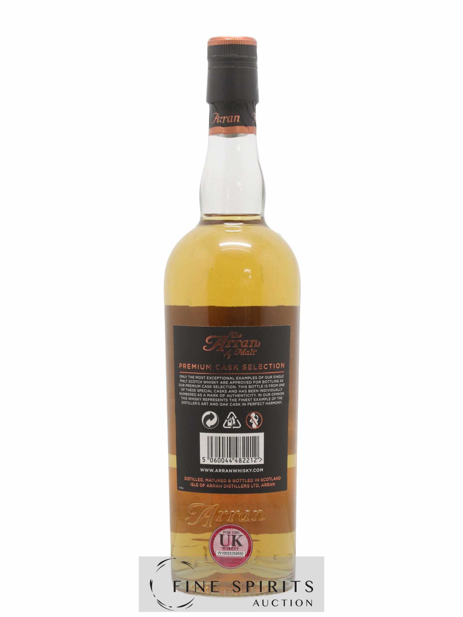 Arran 2001 Of. Bourbon Cask n°753 - One of 198 - bottled 2017 - Lot of 1 bottle - 2