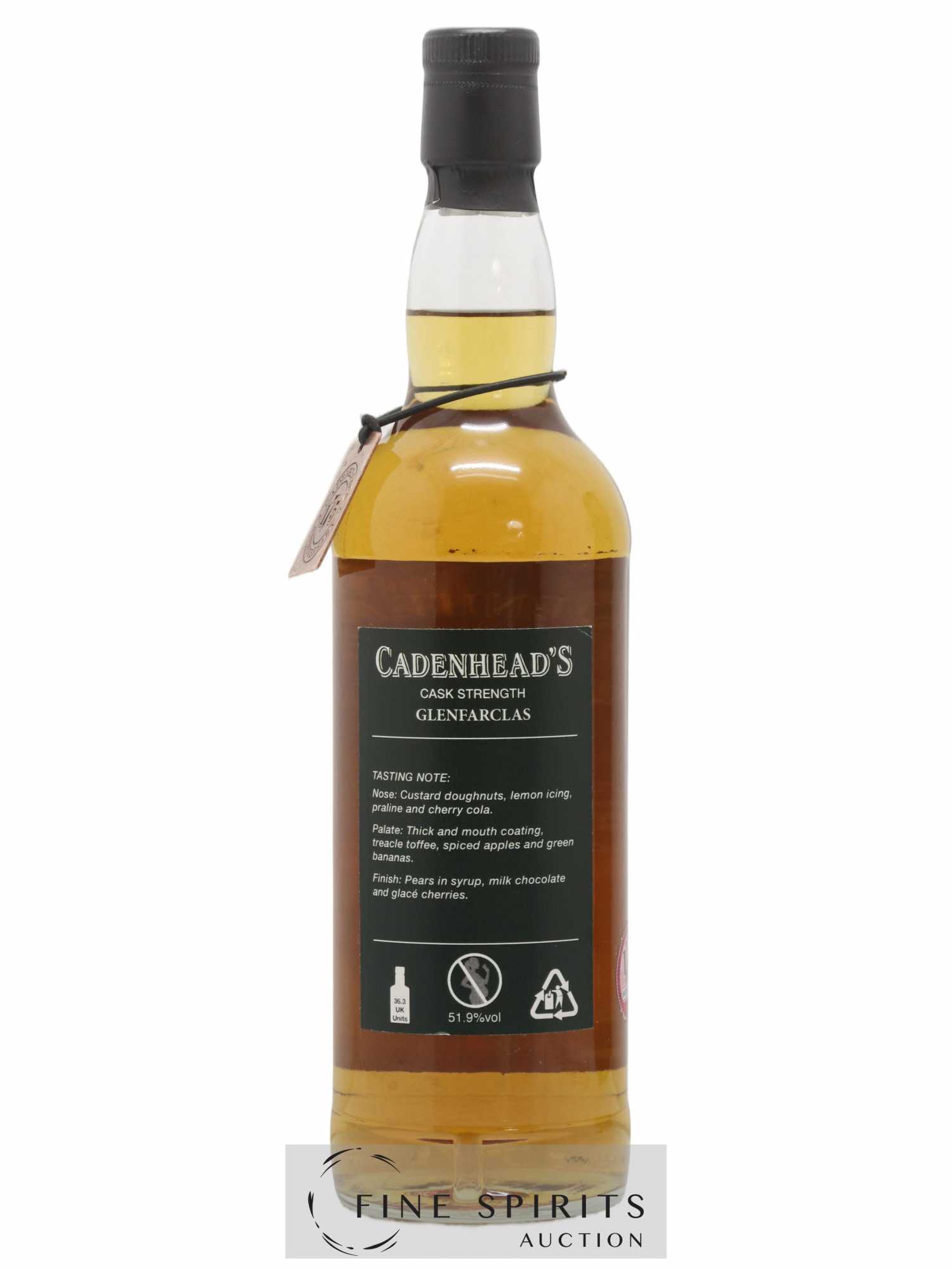 Glenfarclas 27 years 1990 Cadenhead's Cask Strength One of 210 - bottled 2017 Authentic Collection - Lot de 1 bouteille - 2