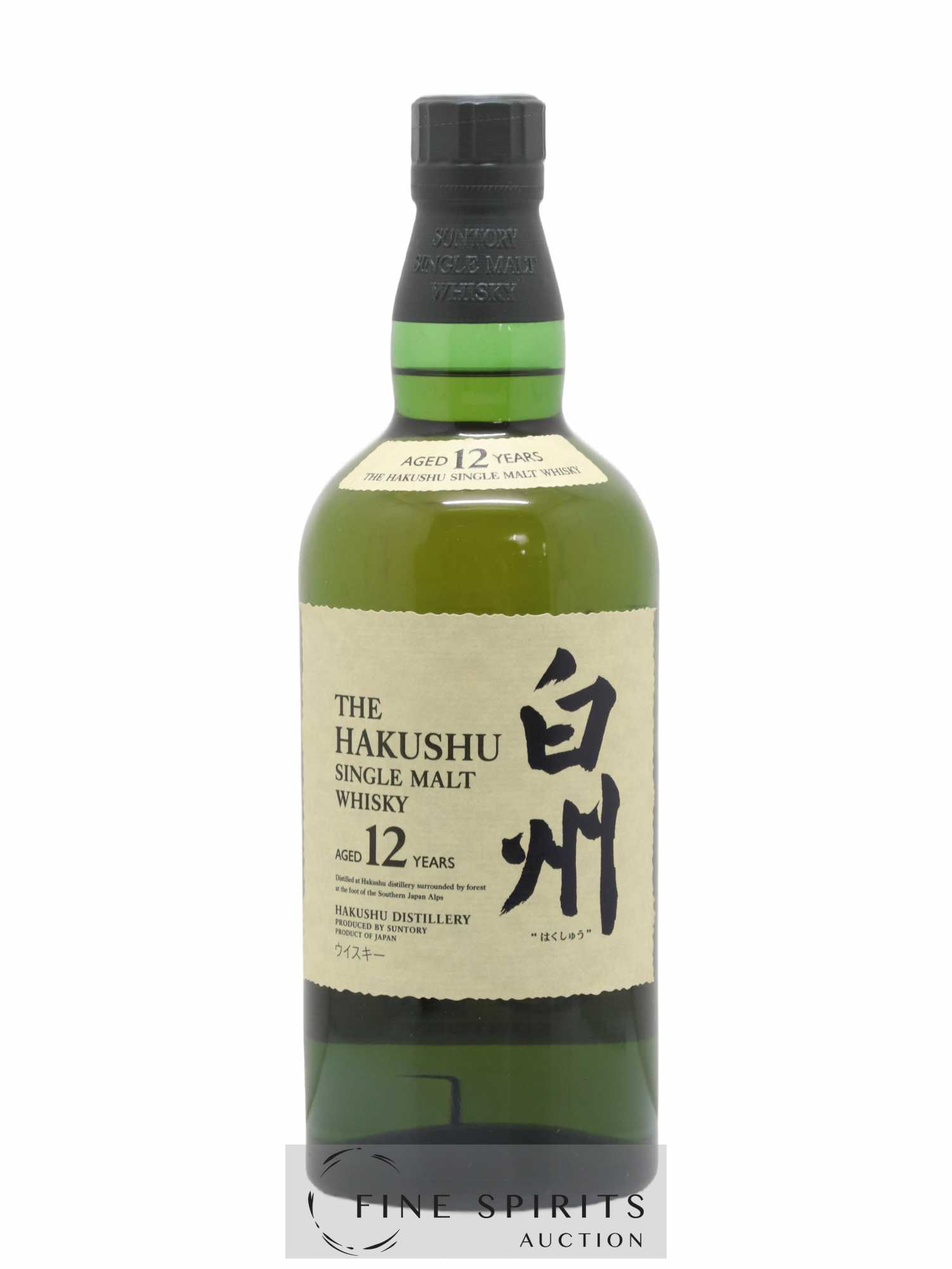 Hakushu 12 years Of. - Lot de 1 bouteille - 1