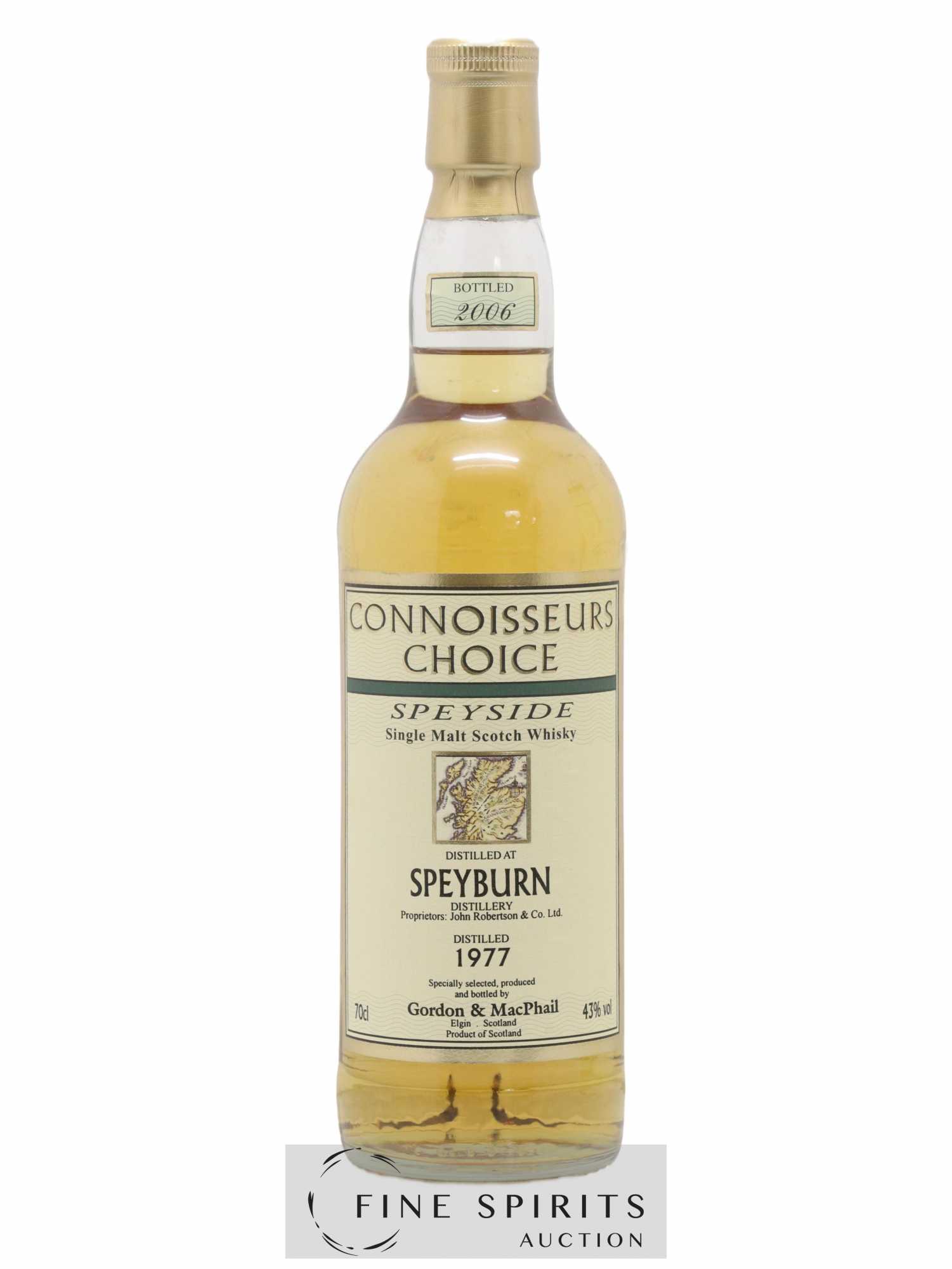 Speyburn 1977 Gordon & MacPhail Refill Sherry Butts - bottled 2006 Connoisseurs Choice - Lot de 1 bouteille - 1