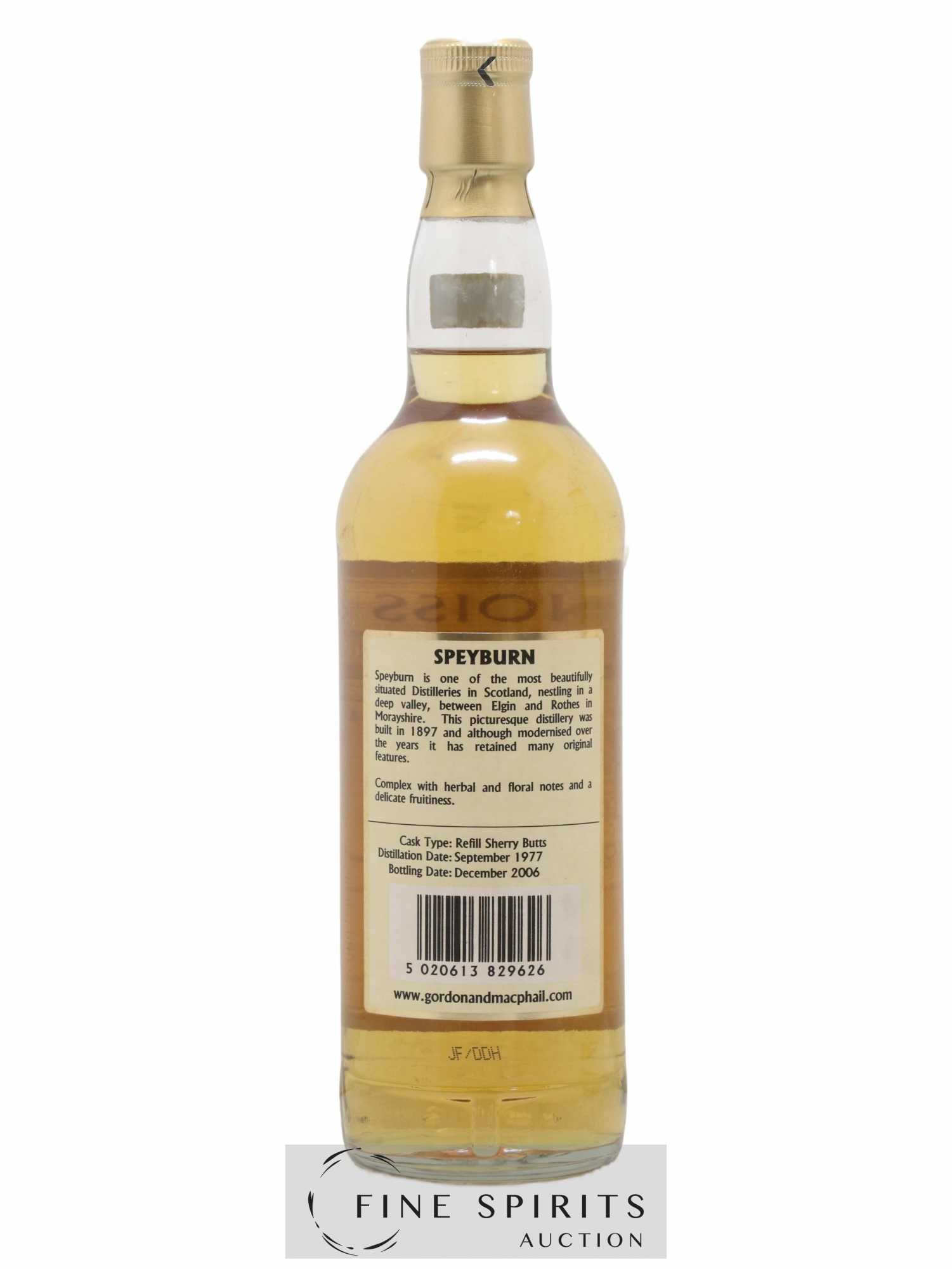 Speyburn 1977 Gordon & MacPhail Refill Sherry Butts - bottled 2006 Connoisseurs Choice - Lot de 1 bouteille - 2