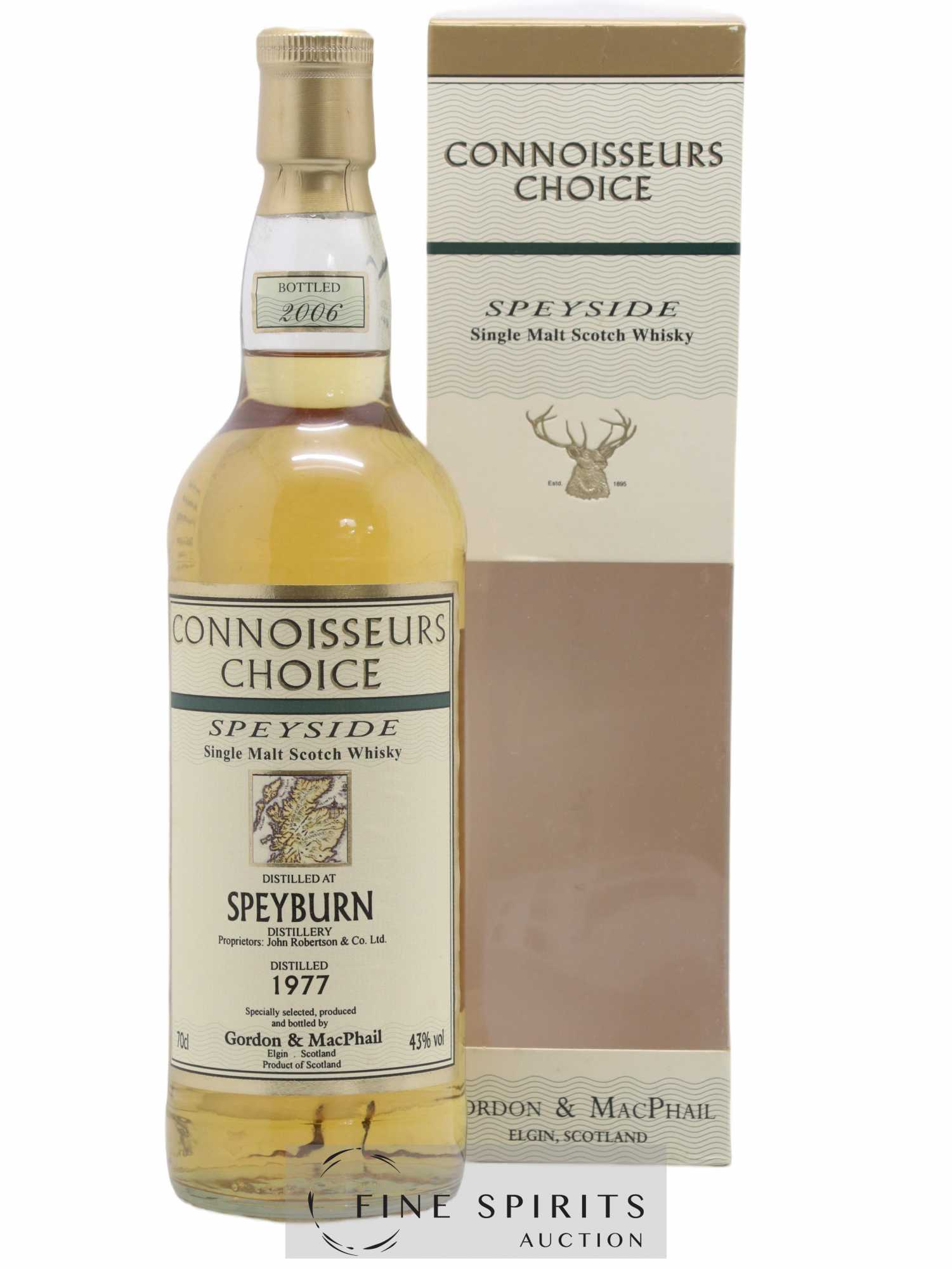 Speyburn 1977 Gordon & MacPhail Refill Sherry Butts - bottled 2006 Connoisseurs Choice - Lot de 1 bouteille - 0