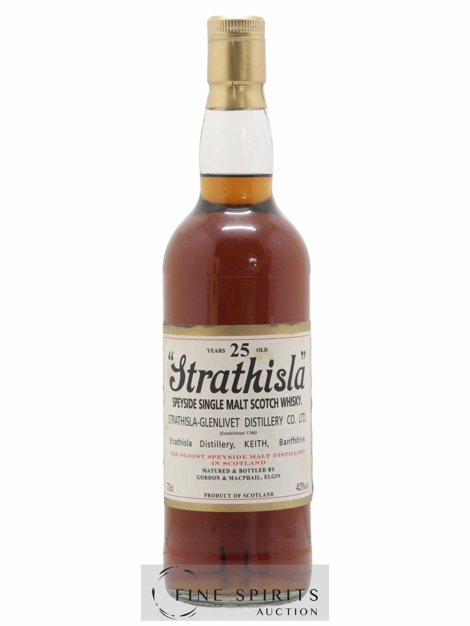 Strathisla 25 years Gordon & MacPhail - Lot of 1 bottle - 1