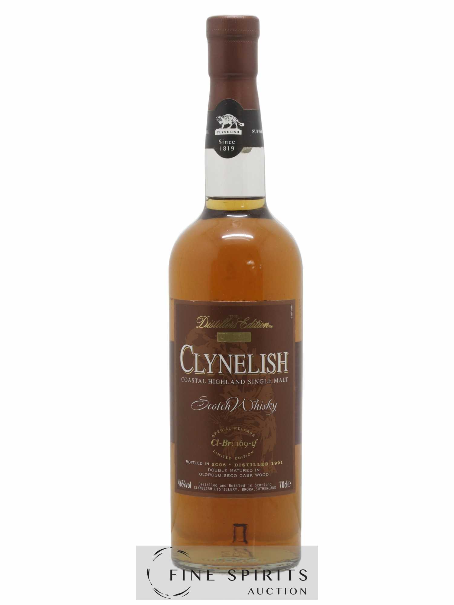 Clynelish 1991 Of. The Distillers Edition Cl-Br169-If - bottled 2006 Special Release - Posten von 1 Flasche - 1