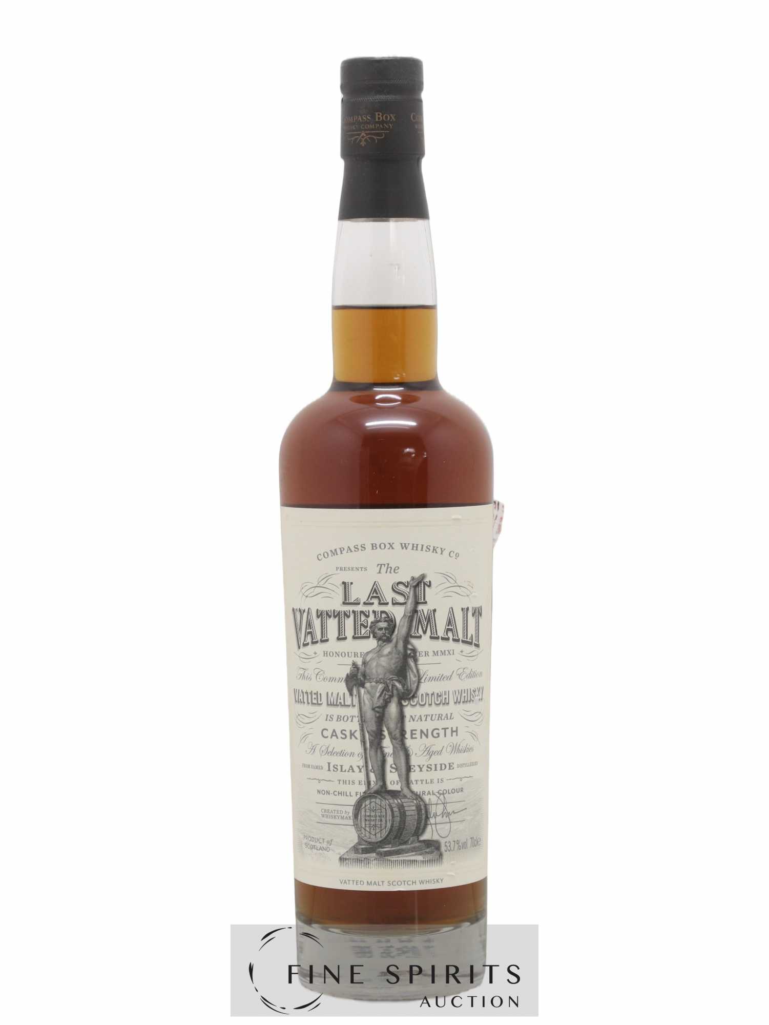 The Last Vatted Malt Compass Box bottled 2011 Limited Edition of 1323 bottles - Lot de 1 bouteille - 1