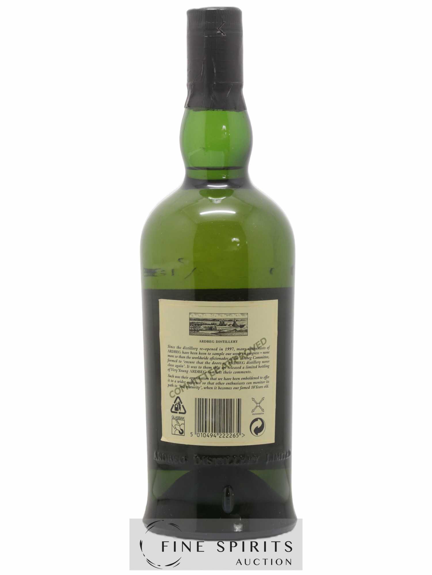 Ardbeg 1998 Of. Very Young bottled 2004 Committee Approved - Lot of 1 bottle - 1