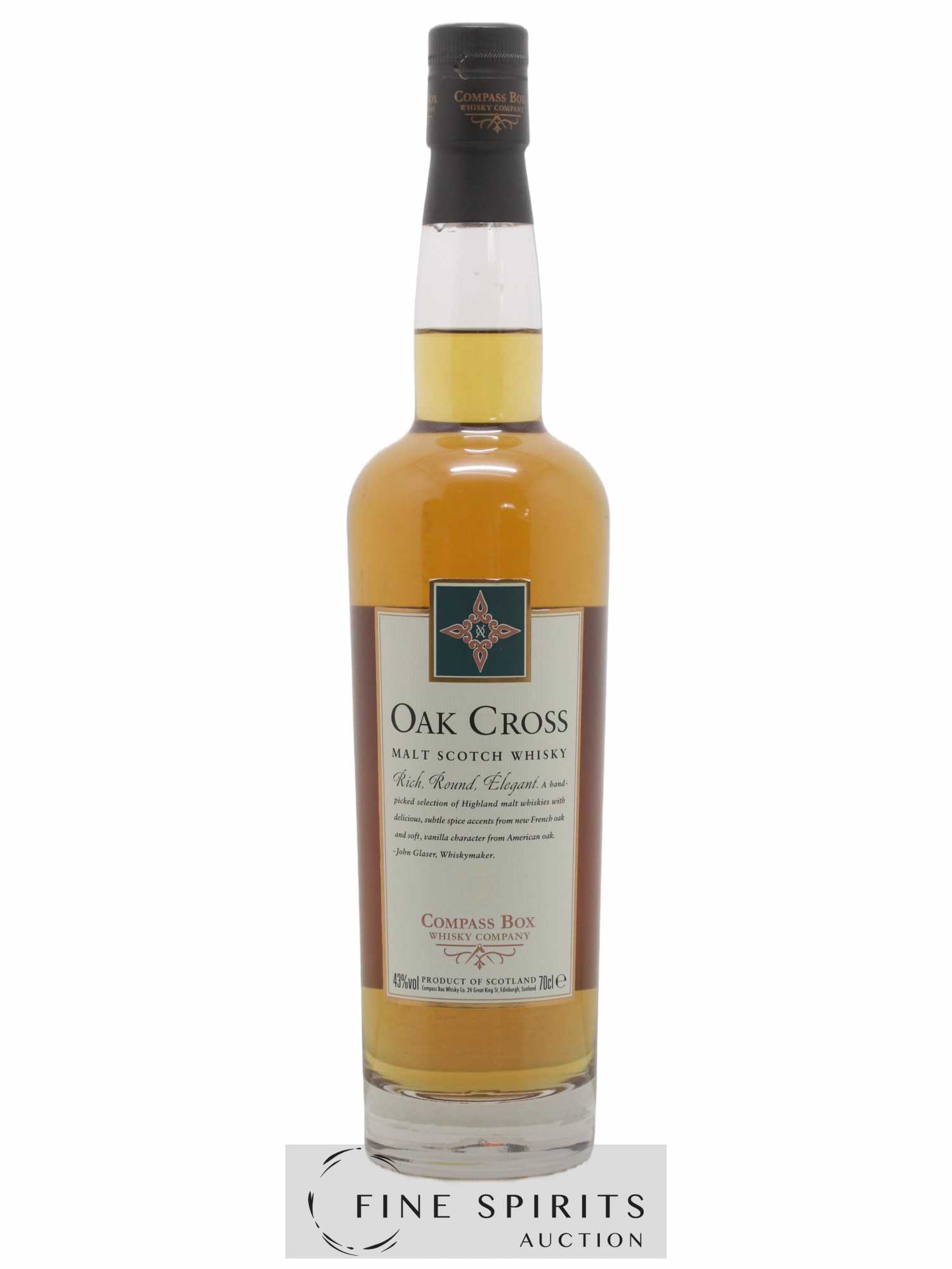 Oak Cross Compass Box - Posten von 1 Flasche - 1