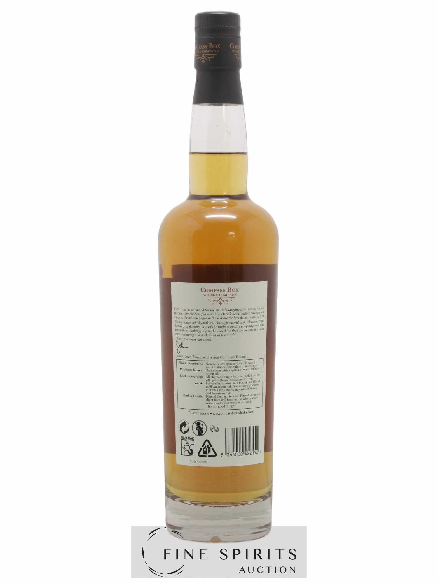 Oak Cross Compass Box - Posten von 1 Flasche - 2