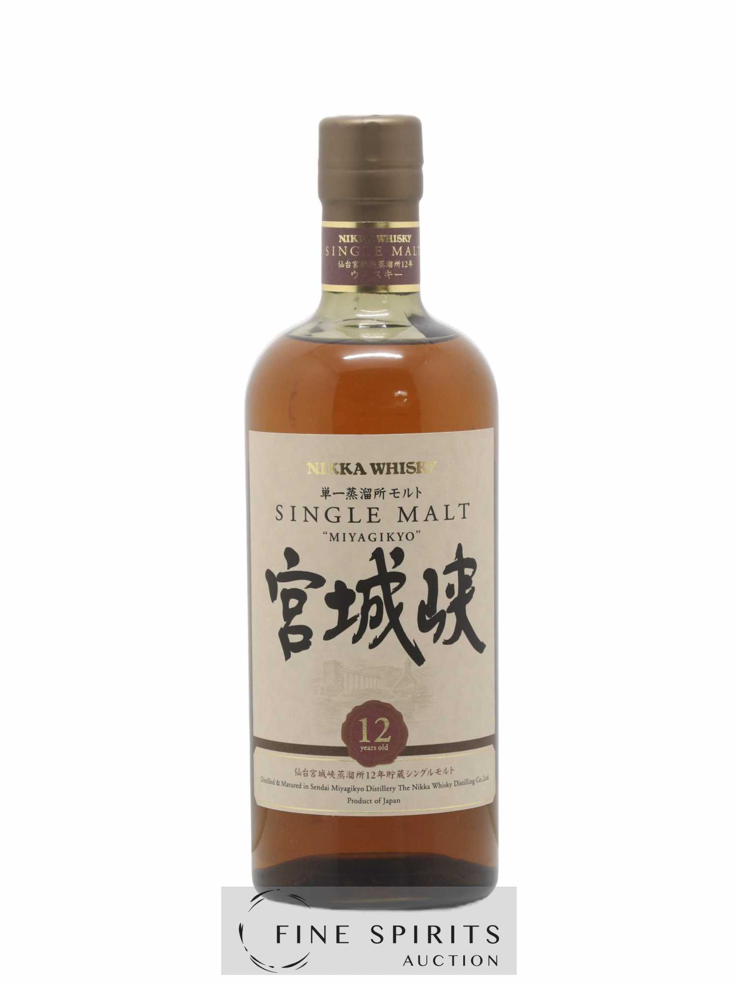 Miyagikyo 12 years Of. Nikka Whisky - Lot de 1 bouteille - 0