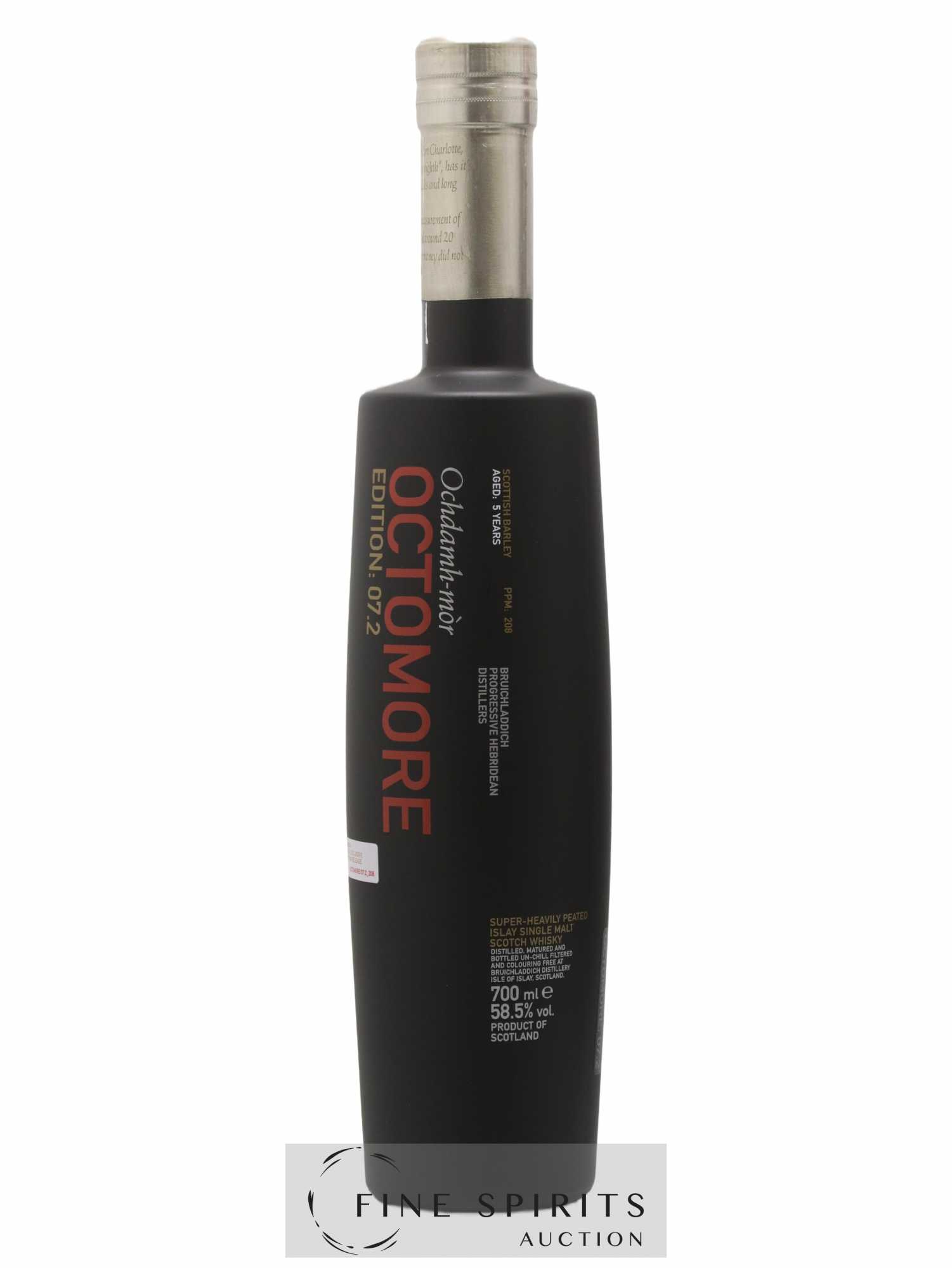 Octomore 5 years Of. Edition 07.2 Scottish Barley Limited Edition - Lot de 1 bouteille - 1