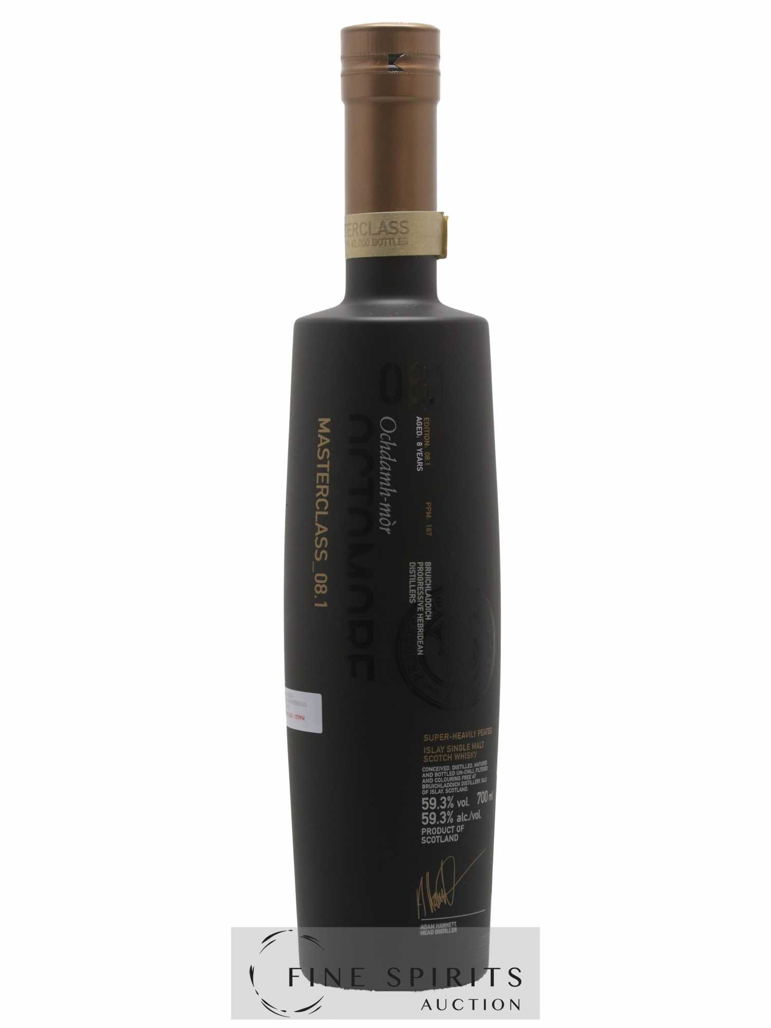 Octomore 8 years Of. Masterclass Edition 08.1 Super-Heavily Peated - One of 42000 Limited Edition - Lot de 1 bouteille - 1