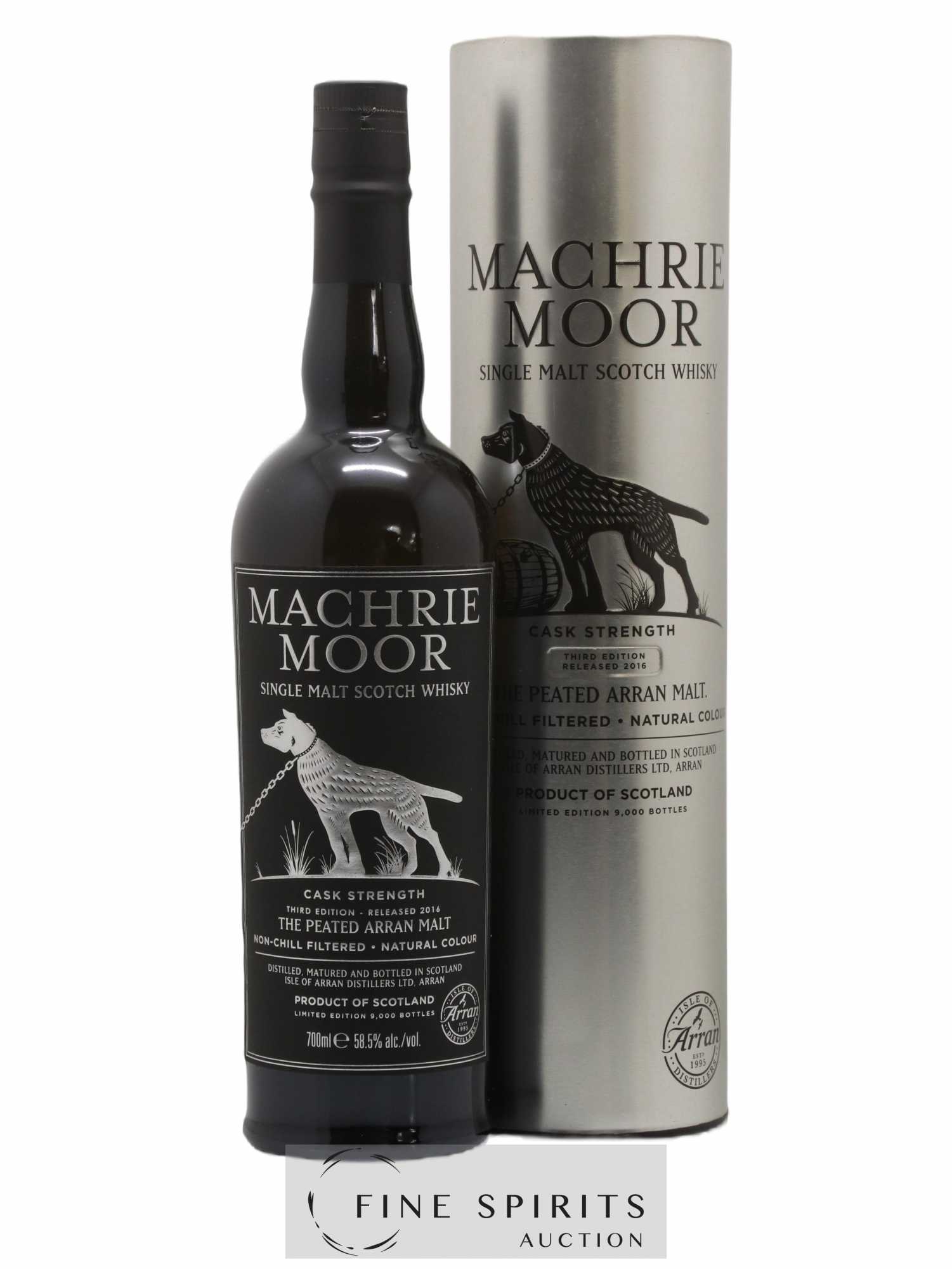 Arran Of. Machrie Moor Cask Strength Third Edition - One of 9000 - Release 2016 Limited Edition - Lot de 1 bouteille - 0