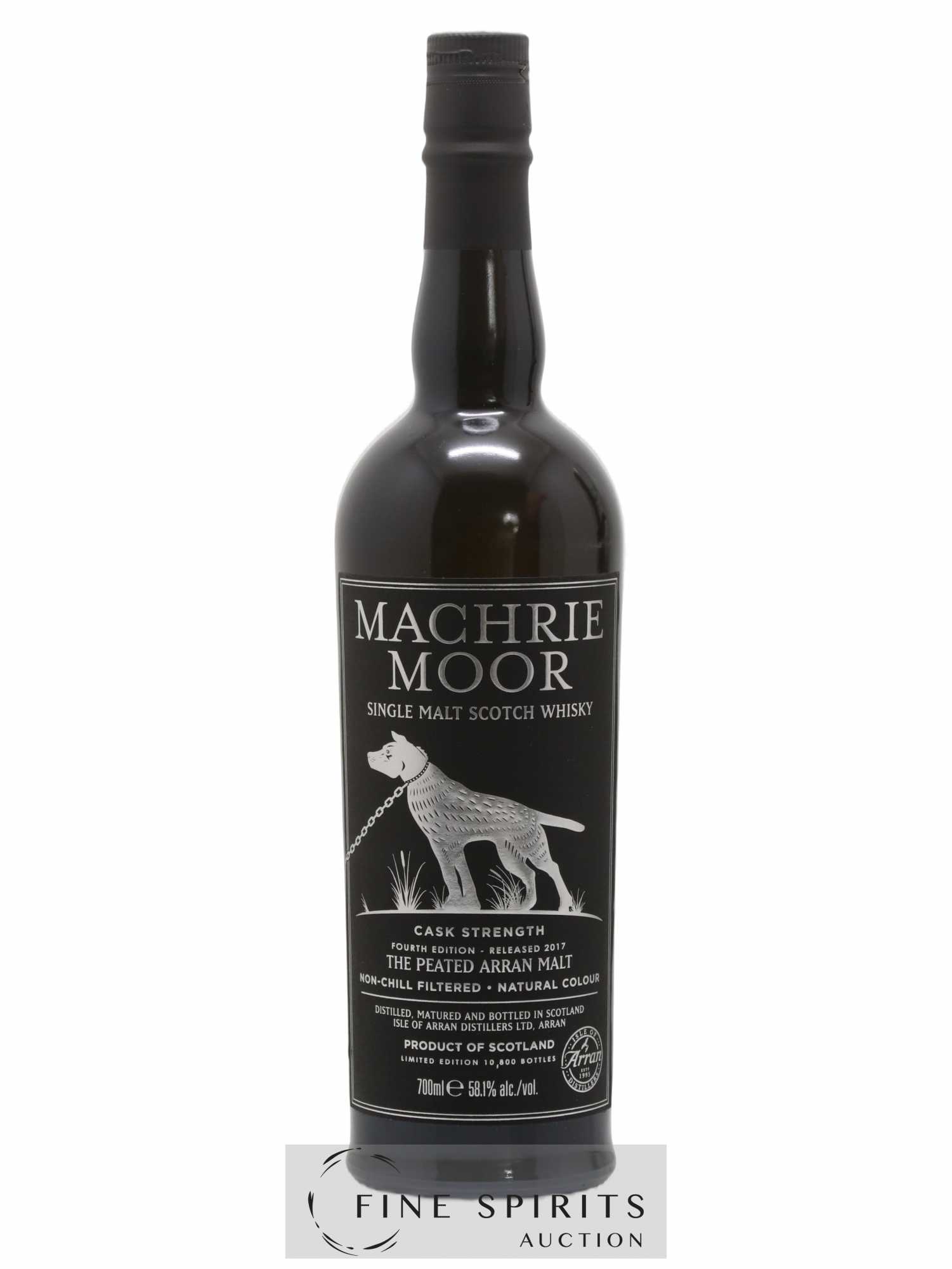 Arran Of. Machrie Moor Cask Strength Fourth Edition - One of 10800 - Release 2017 Limited Edition - Lot of 1 bottle - 1