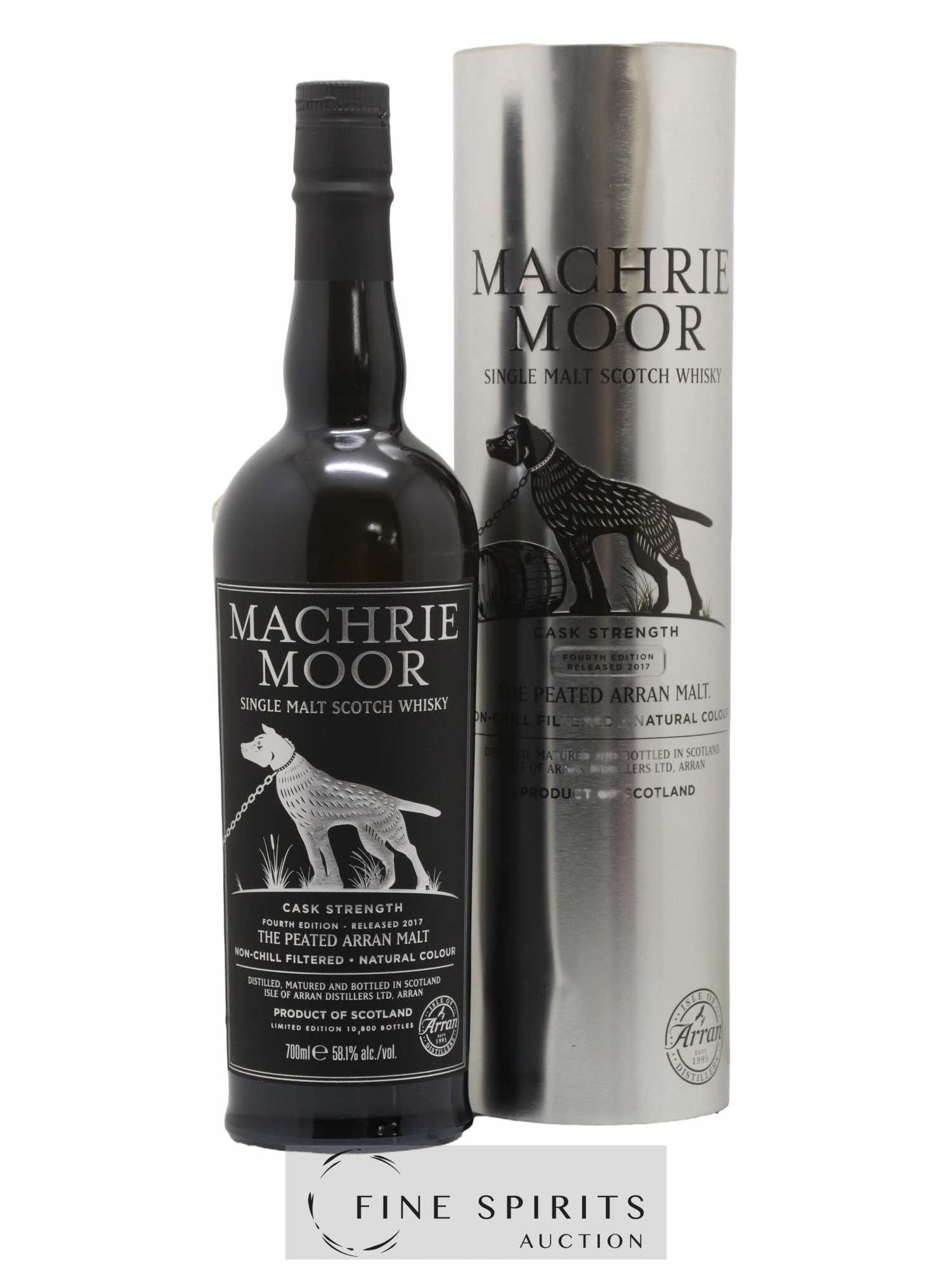 Arran Of. Machrie Moor Cask Strength Fourth Edition - One of 10800 - Release 2017 Limited Edition - Lot of 1 bottle - 0