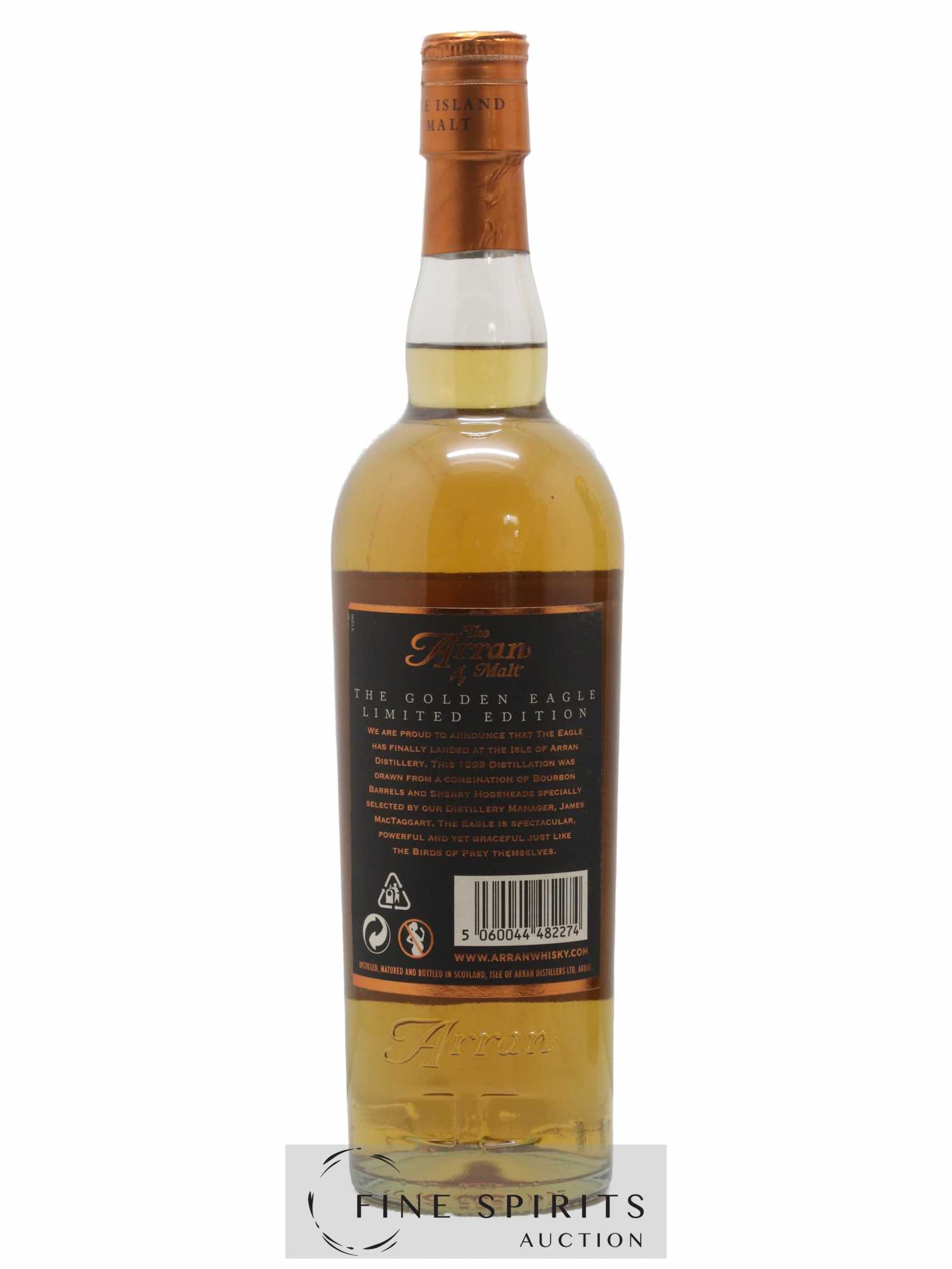 Arran 1999 Of. The Golden Eagle One of 6000 - bottled 2012 Limited Edition - Lot of 1 bottle - 2