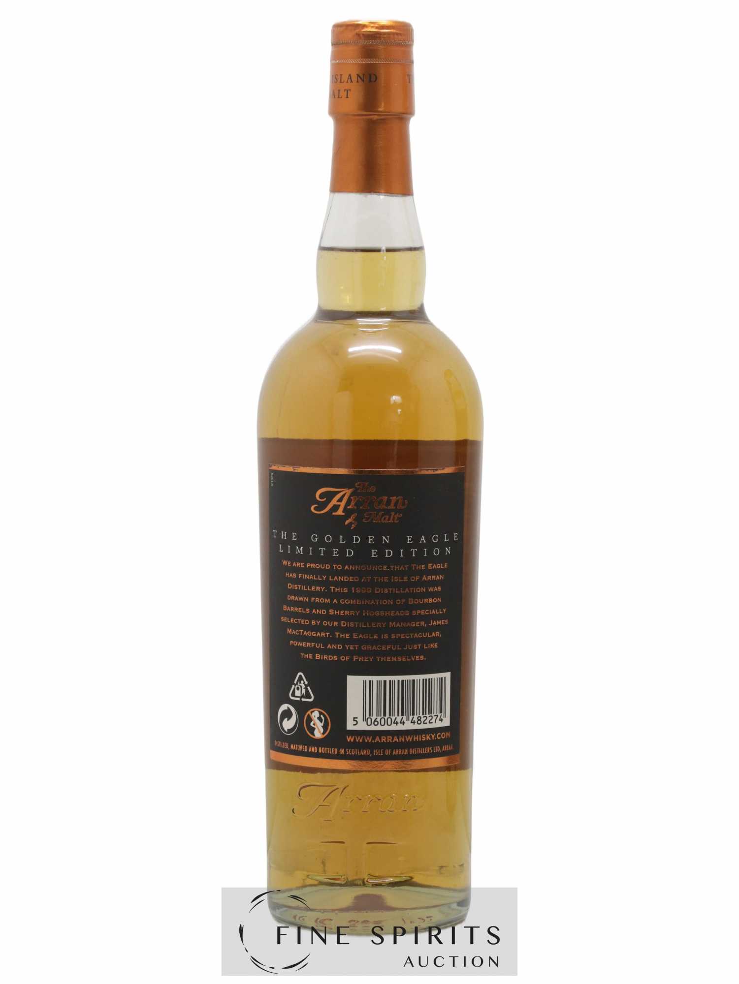 Arran 1999 Of. The Golden Eagle One of 6000 - bottled 2012 Limited Edition - Lot of 1 bottle - 2