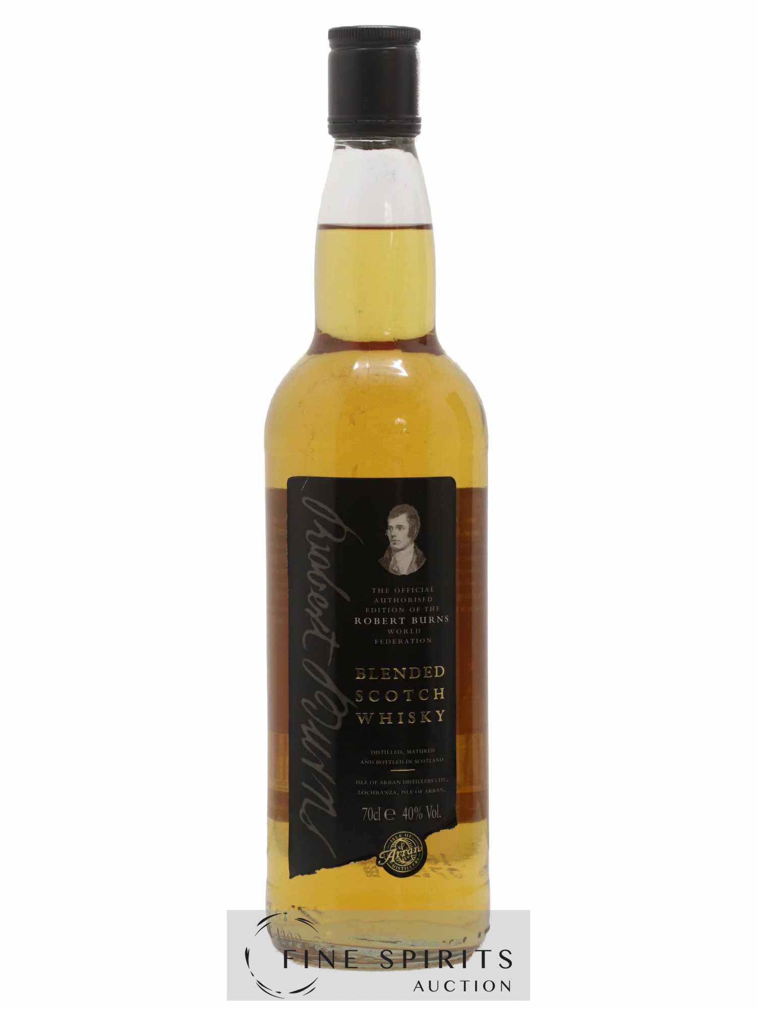 Arran Of. Robert Burns - World Federation - Lot de 1 bouteille - 1