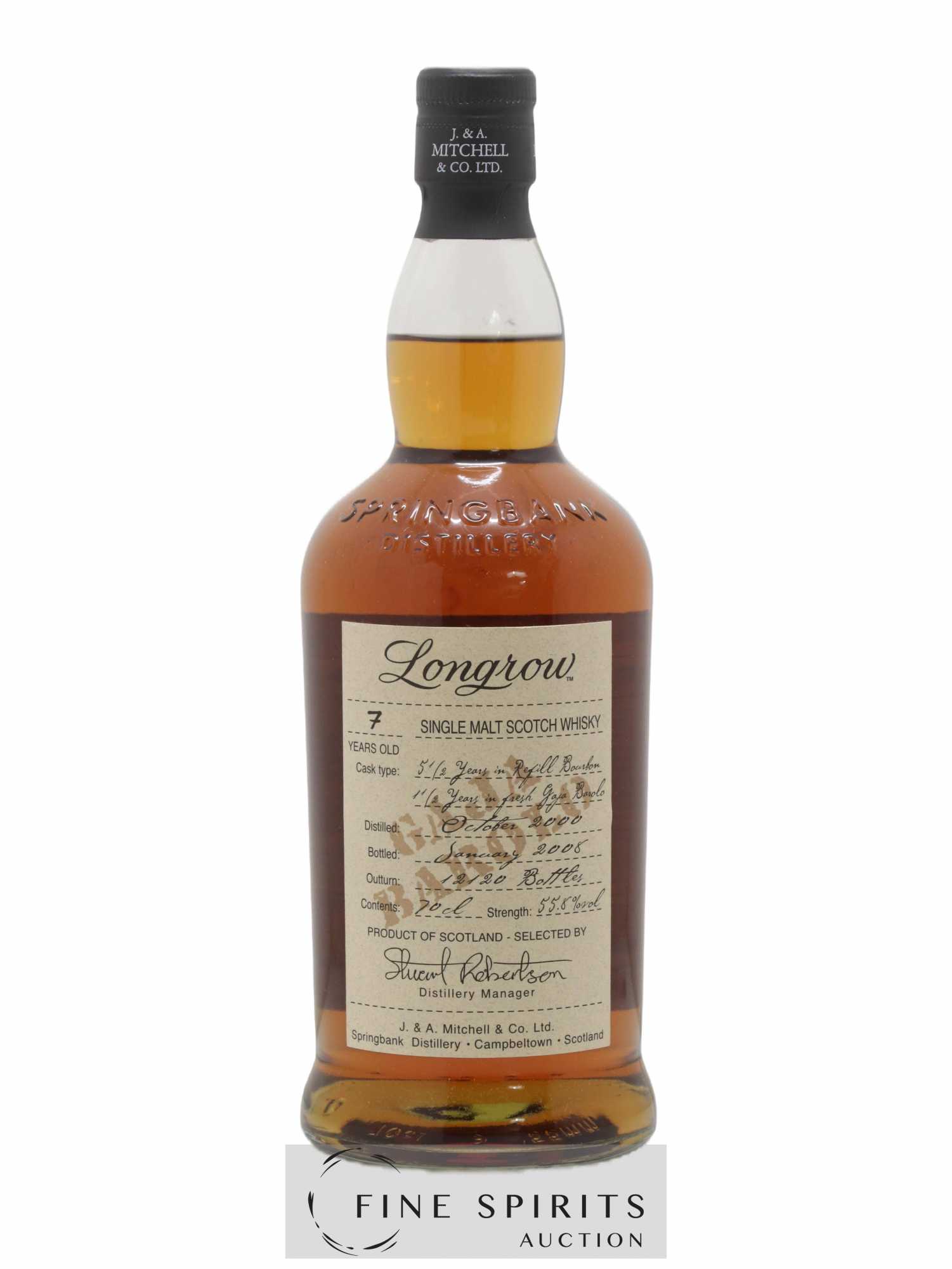 Longrow 7 years 2000 Of. Gaja Barolo One of 12120 - bottled 2008 Wood Expressions - Lot de 1 bouteille - 0