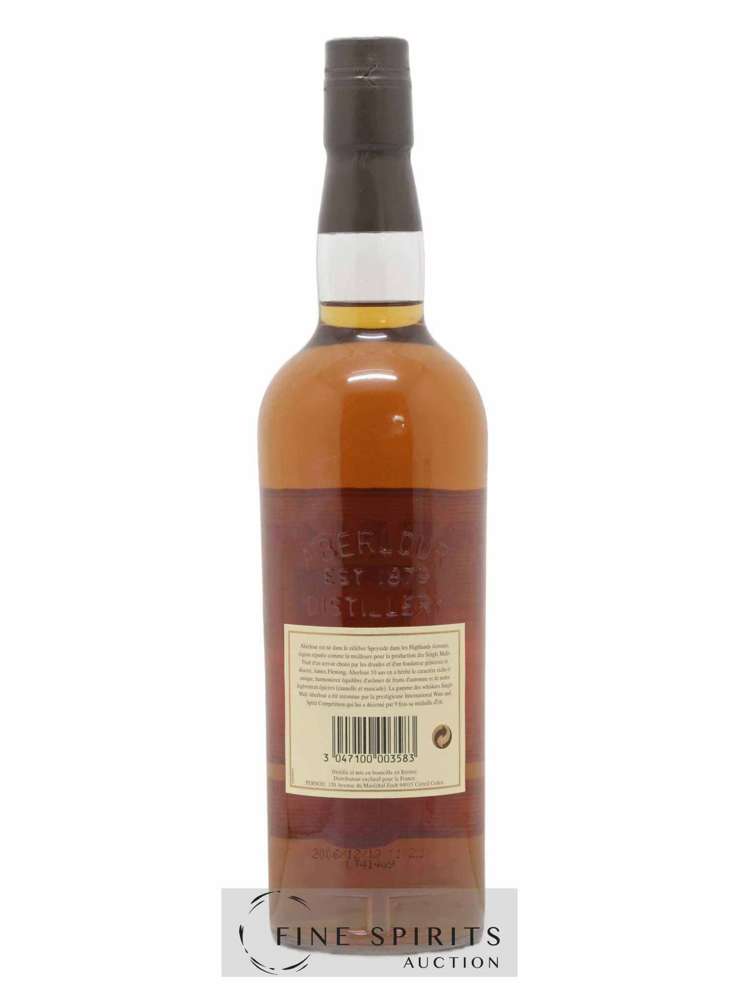 Aberlour 10 years Of. (70cl.) - Lot of 1 bottle - 1