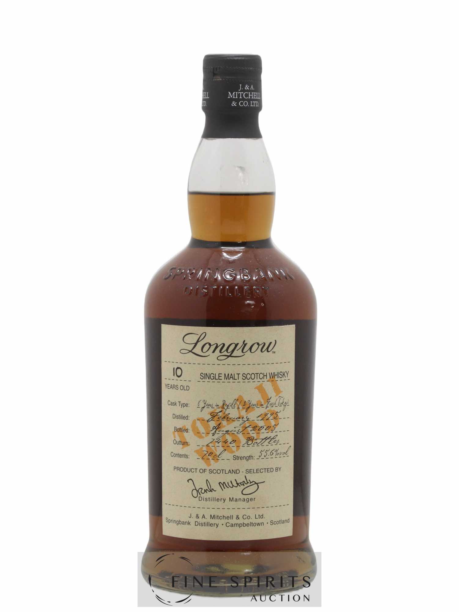 Longrow 10 years 1995 Of. Tokaji Wood One of 7440 - bottled 2005 Wood Expressions - Lot de 1 bouteille - 0
