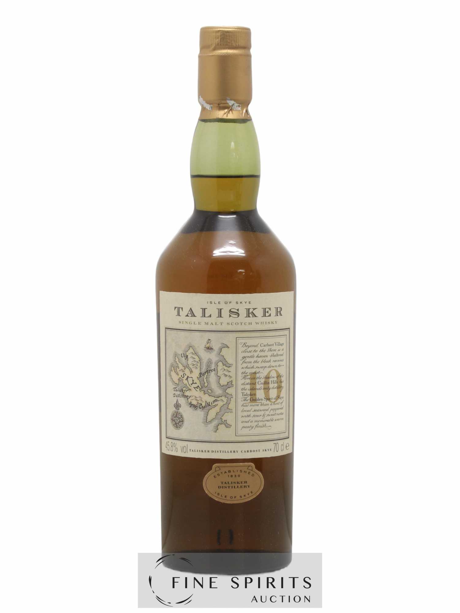 Talisker 10 years Of. The Golden Spirit Of Skye Classic Malts - Lot de 1 bouteille - 0