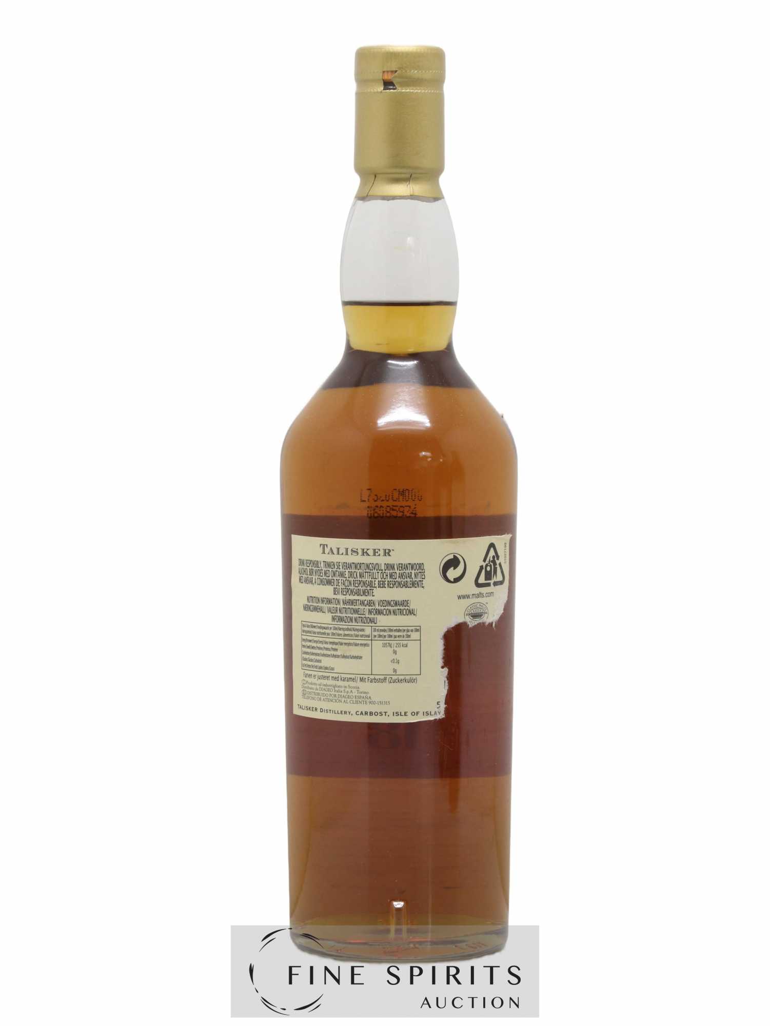 Talisker 18 years Of. 70cl - Lot de 1 bouteille - 1