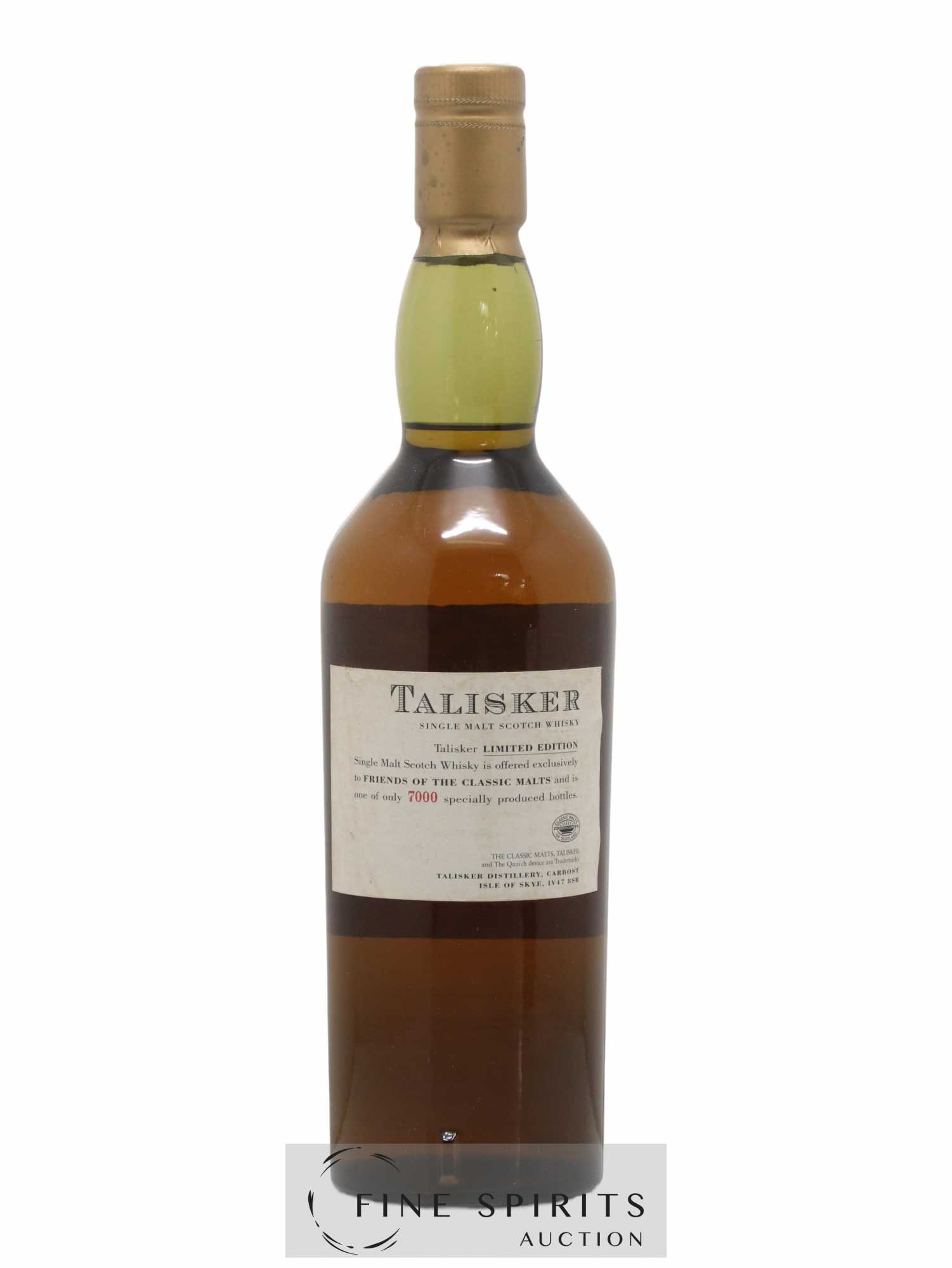 Talisker 1989 Of. One of 7000 - bottled 1999 Friends of the Classic Malts Limited Edition - Lot of 1 bottle - 1