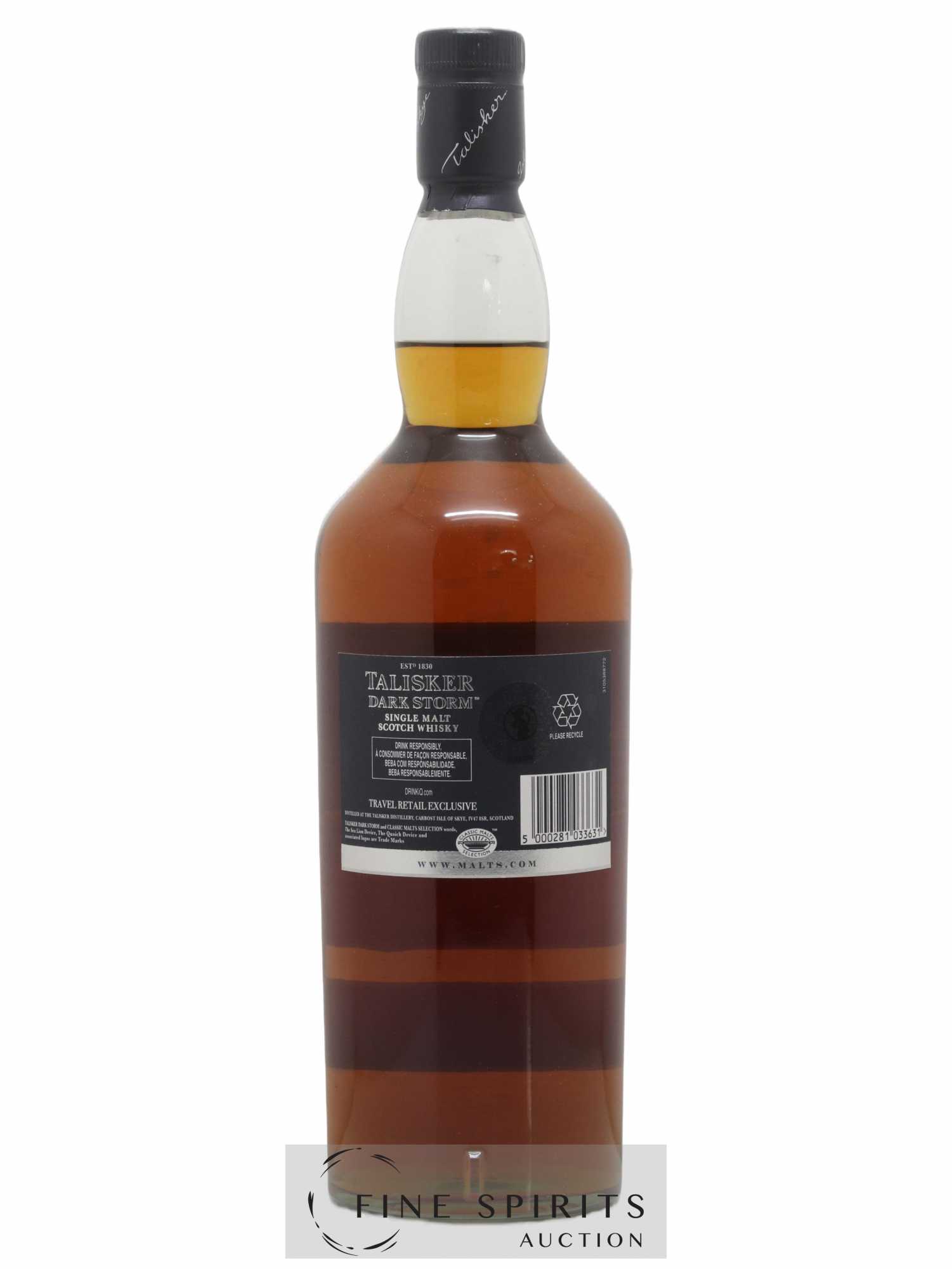 Talisker Of. Dark Storm Charred Casks - Lot de 1 bouteille - 1