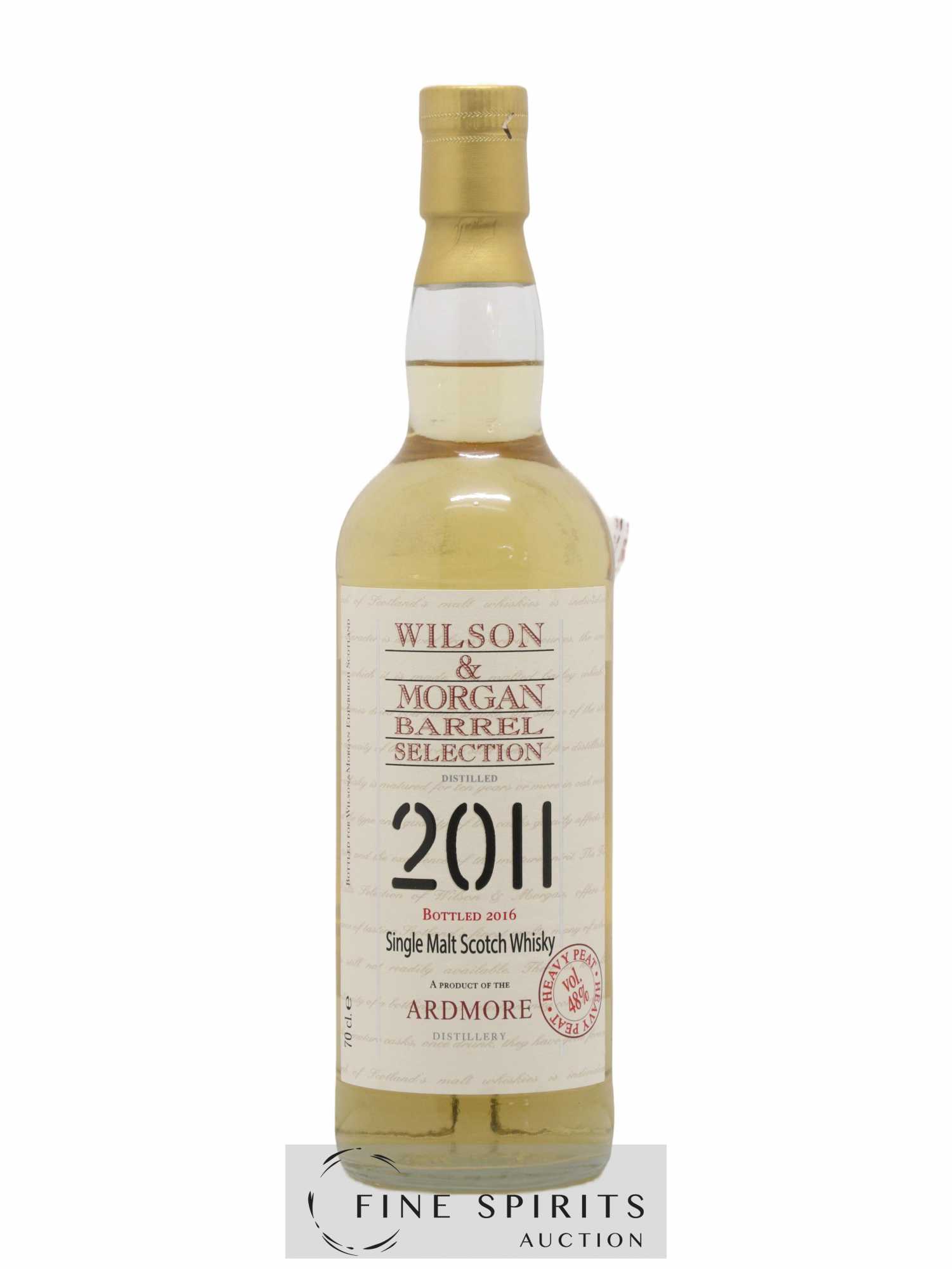 Ardmore 2011 Wilson & Morgan Barrel Selection Heavy Peat - bottled 2016 - Lot de 1 bouteille - 0