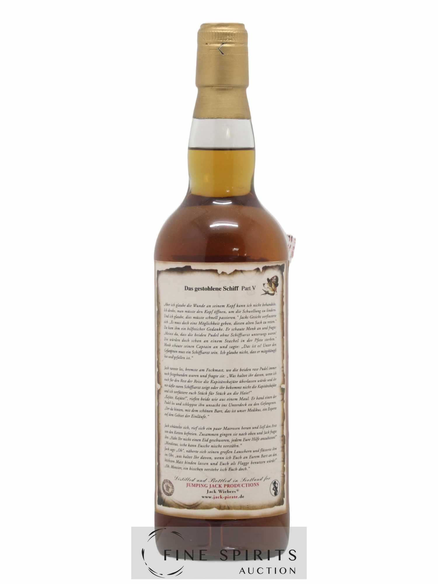 Jack's Pirate Whisky Jack Wiebers Port Ellen Finish - One of 328 Limited Edition - Lot de 1 bouteille - 1