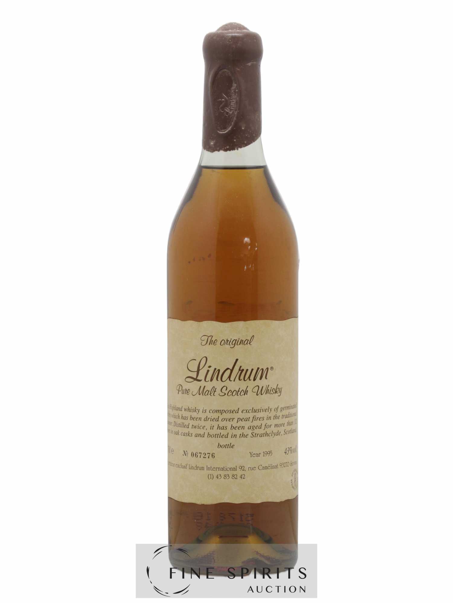 Lindrum 12 years 1995 Of. - Lot de 1 bouteille - 0