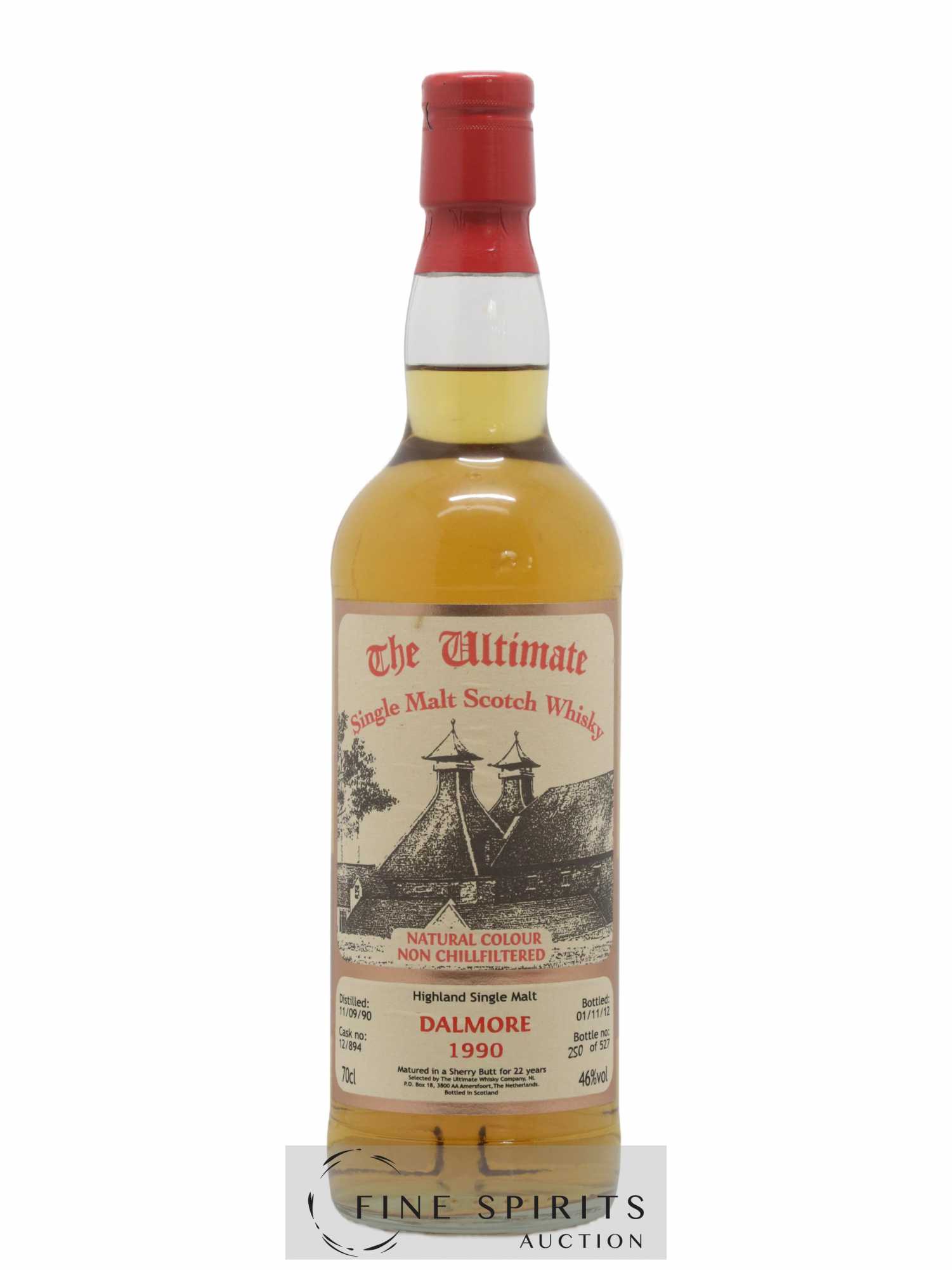 Dalmore 22 years 1990 The Ultimate Whisky Company The Ultimate Cask n°12-894 - One of 527 - bottled 2012 - Lot de 1 bouteille - 0