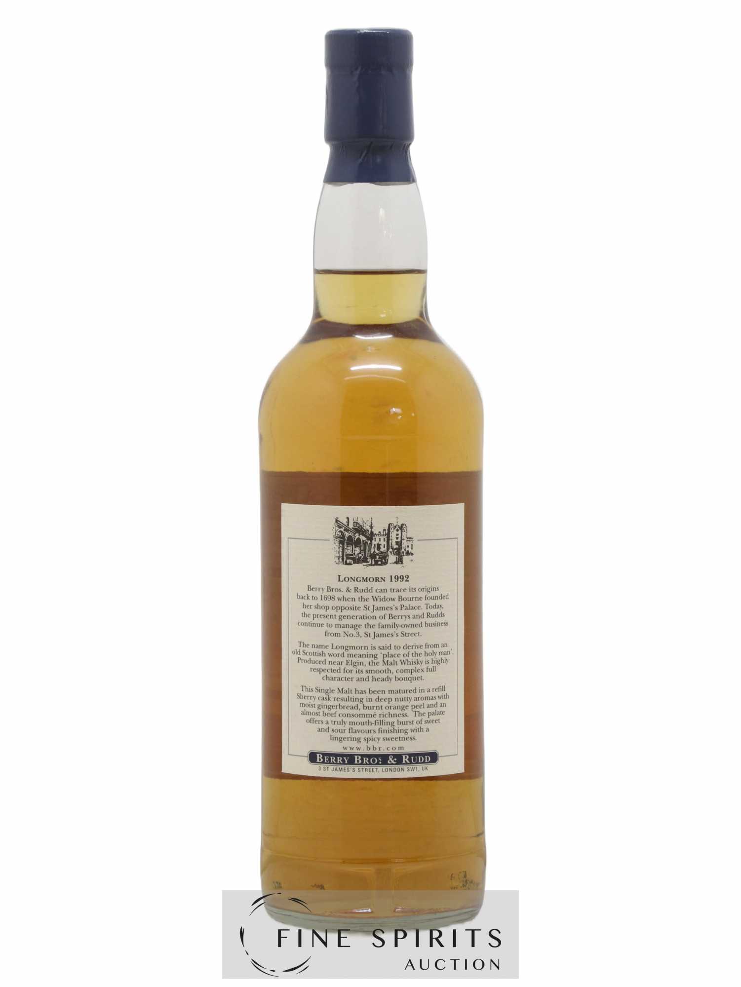 Longmorn 1992 Berry Bros & Rudd Casks n°62549-62550 - bottled 2006 Berrys'Own Selection - Lot de 1 bouteille - 1