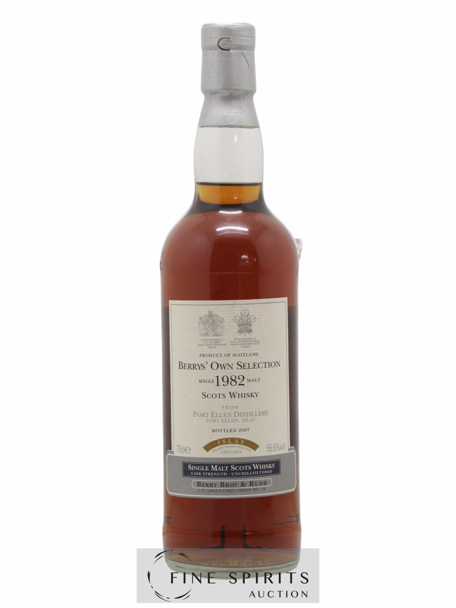 Port Ellen 1982 Berry Bros & Rudd Casks n°2470-2472 - bottled 2007 Berry's Own Selection - Posten von 1 Flasche - 0