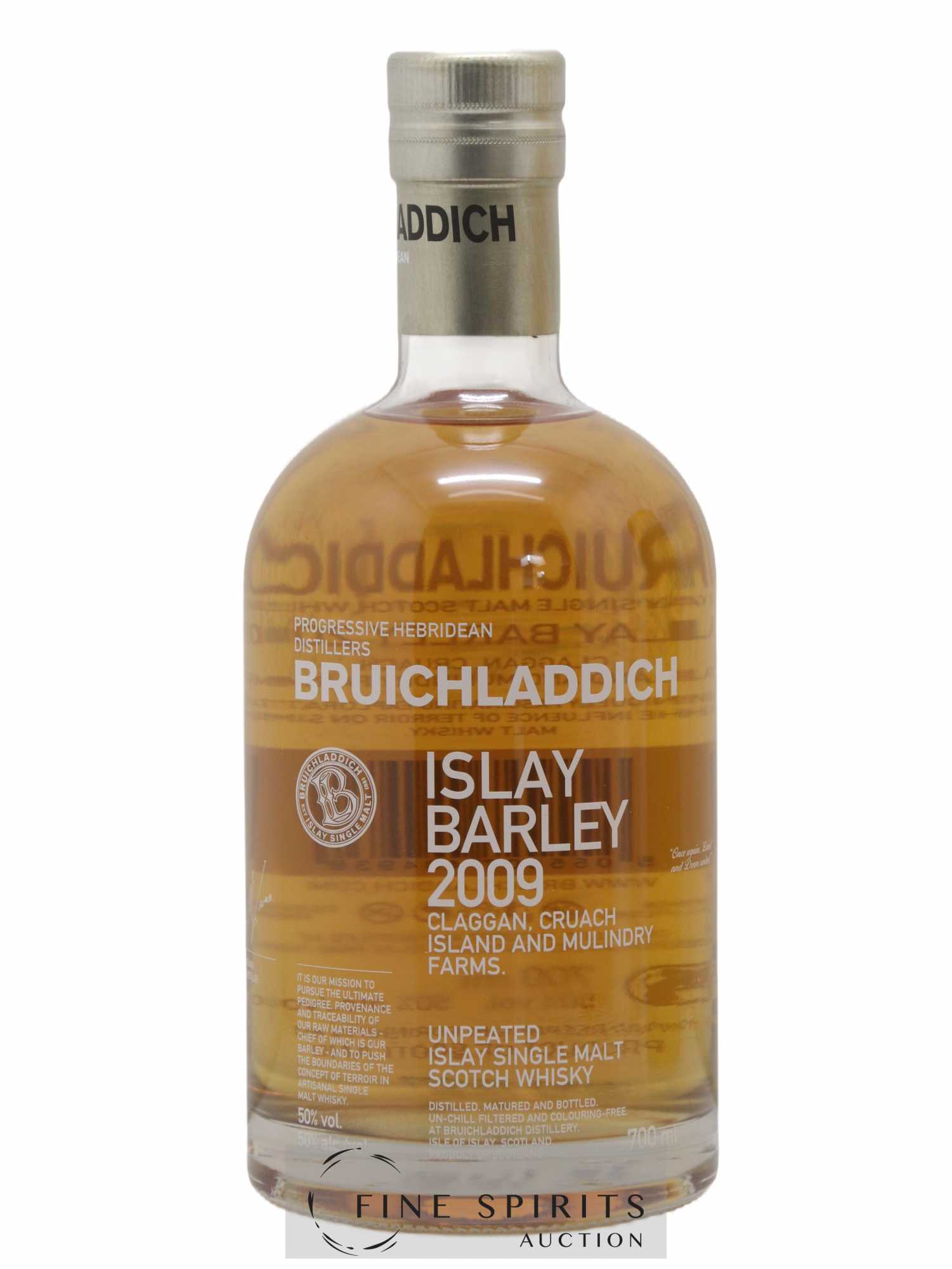 Bruichladdich 2009 Of. Islay Barley Unpeated - Lot de 1 bouteille - 1