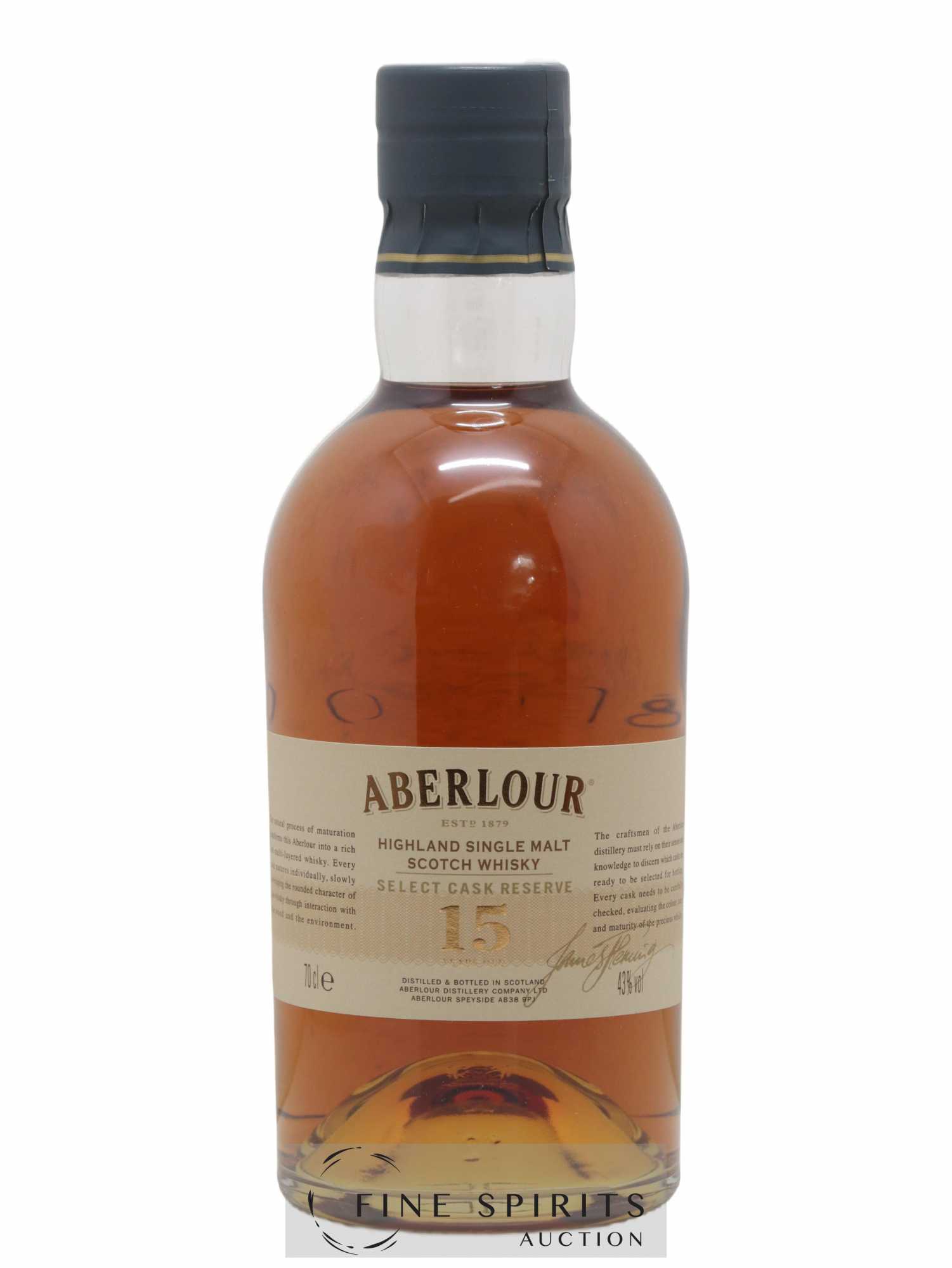 Aberlour 15 years Of. Select Cask Reserve - Lot de 1 bouteille - 0