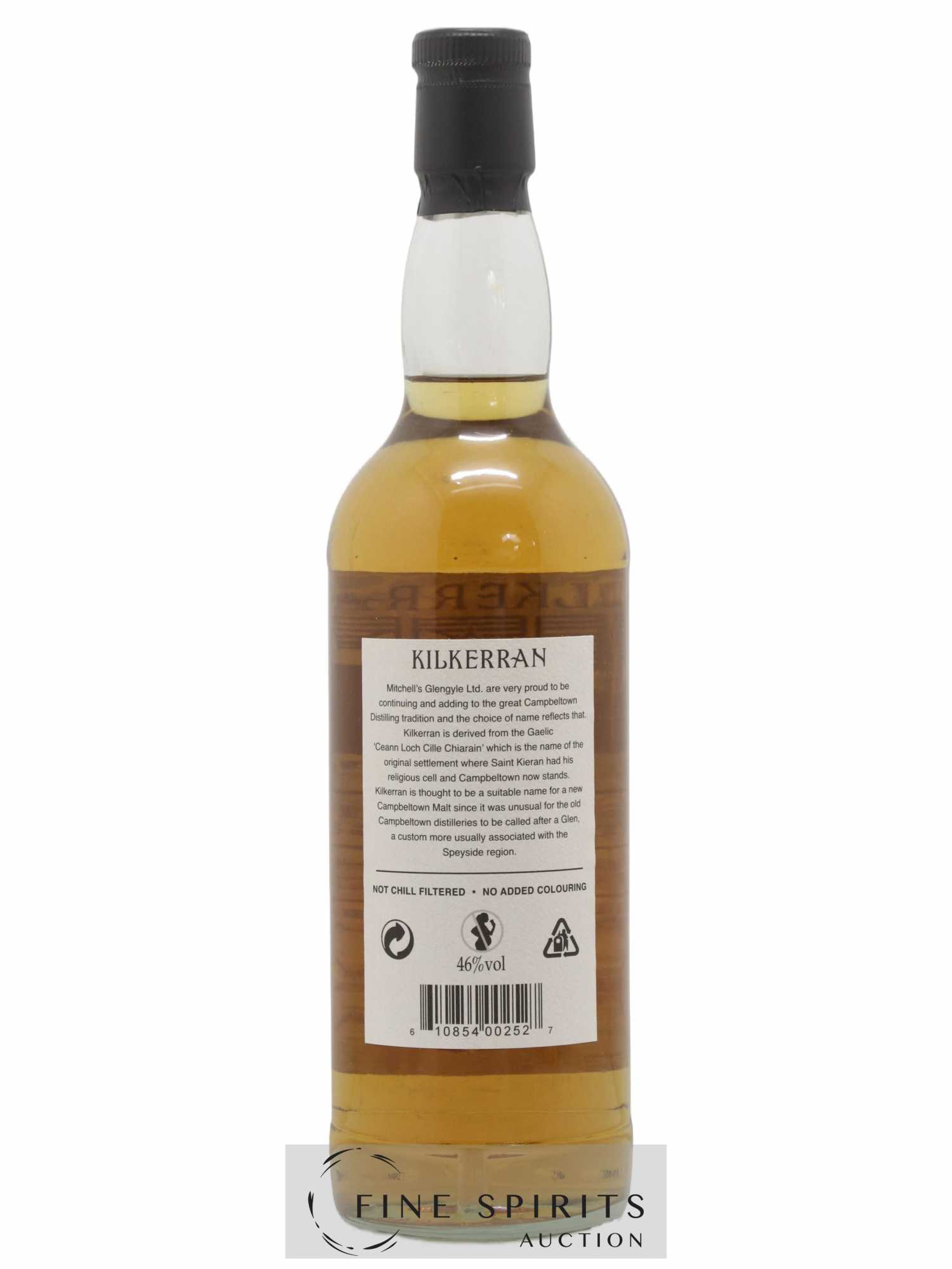 Kilkerran 12 years Of. - Lot de 1 bouteille - 1