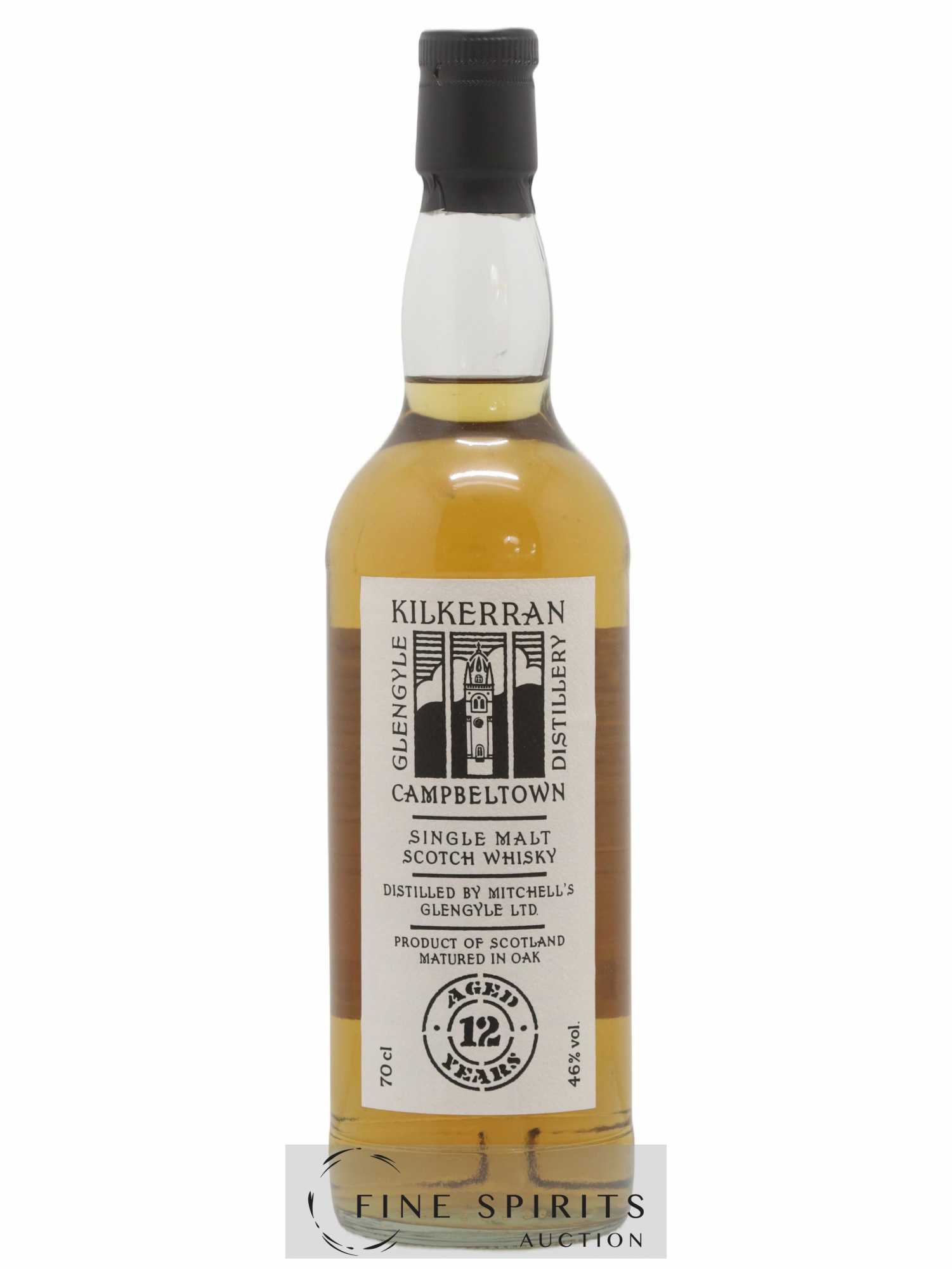 Kilkerran 12 years Of. - Lot de 1 bouteille - 0