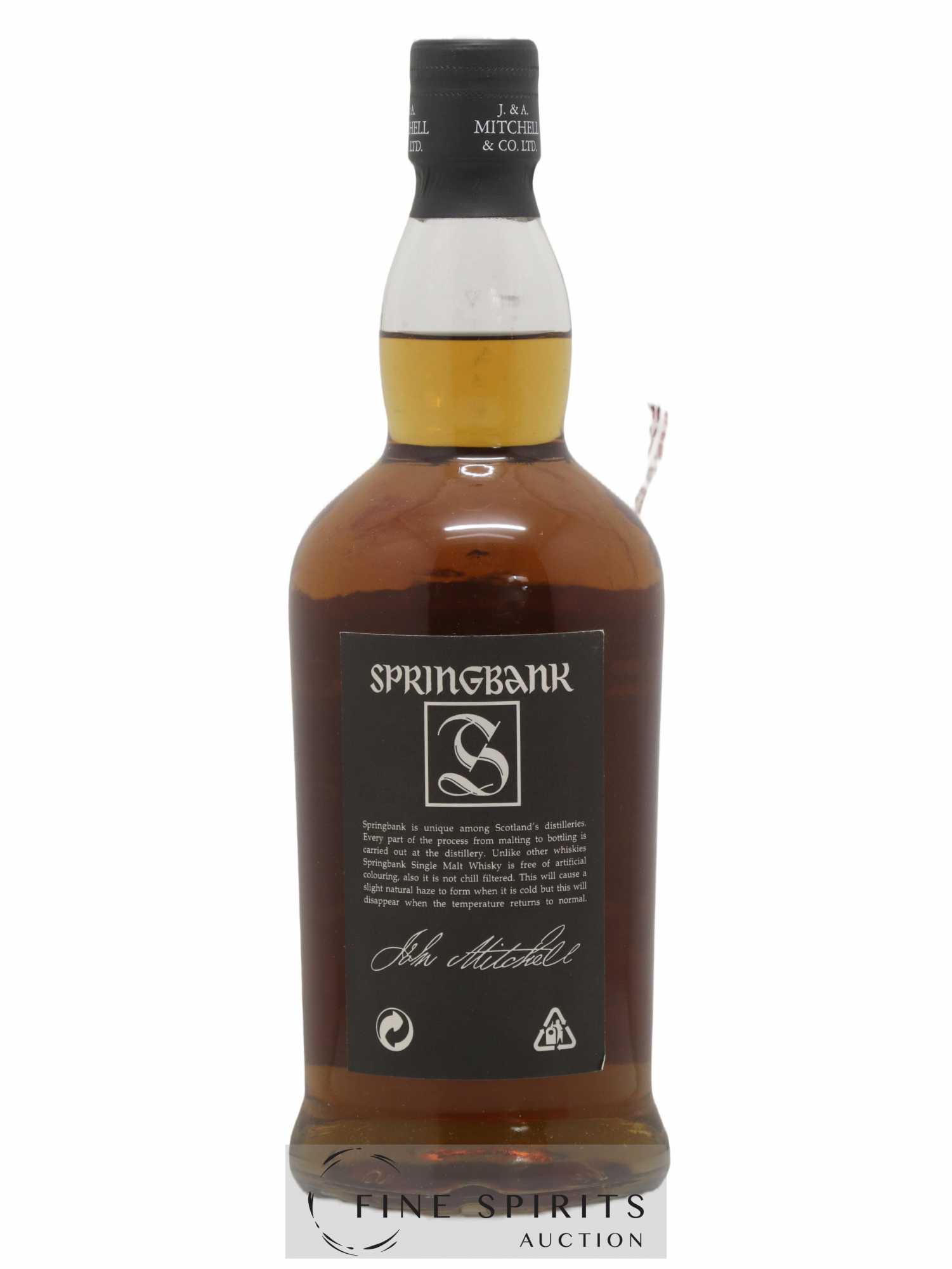 Springbank 15 years Of. Green Square Label - Lot of 1 bottle - 1