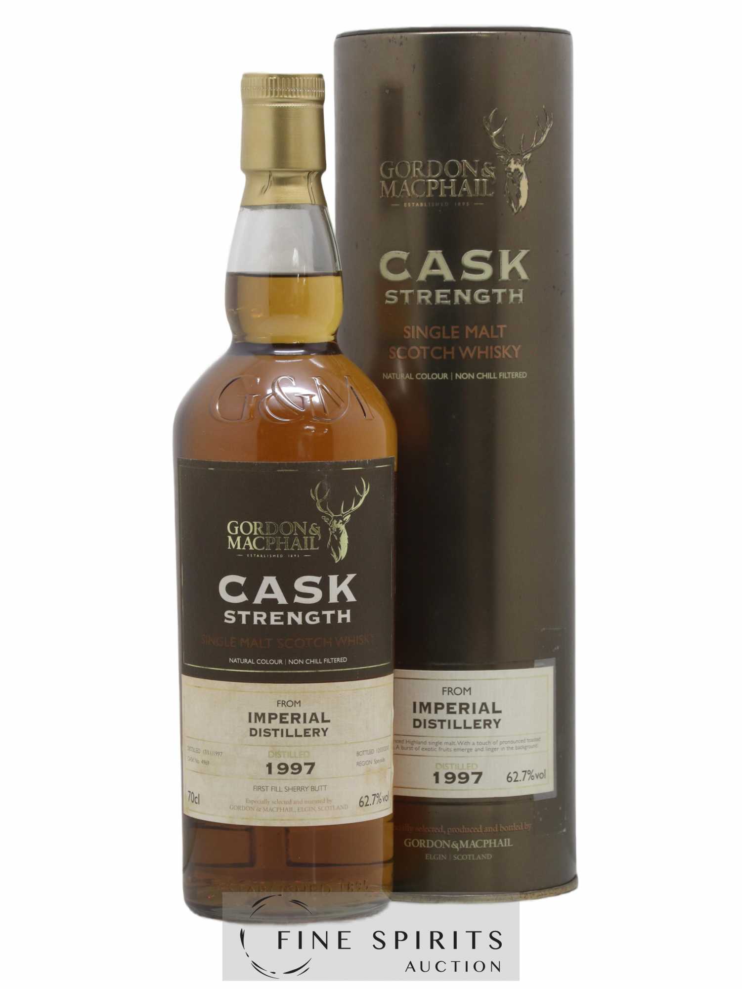 Imperial 1997 Gordon & MacPhail Cask n°4969 - bottled 2010 - Lot de 1 bouteille - 0