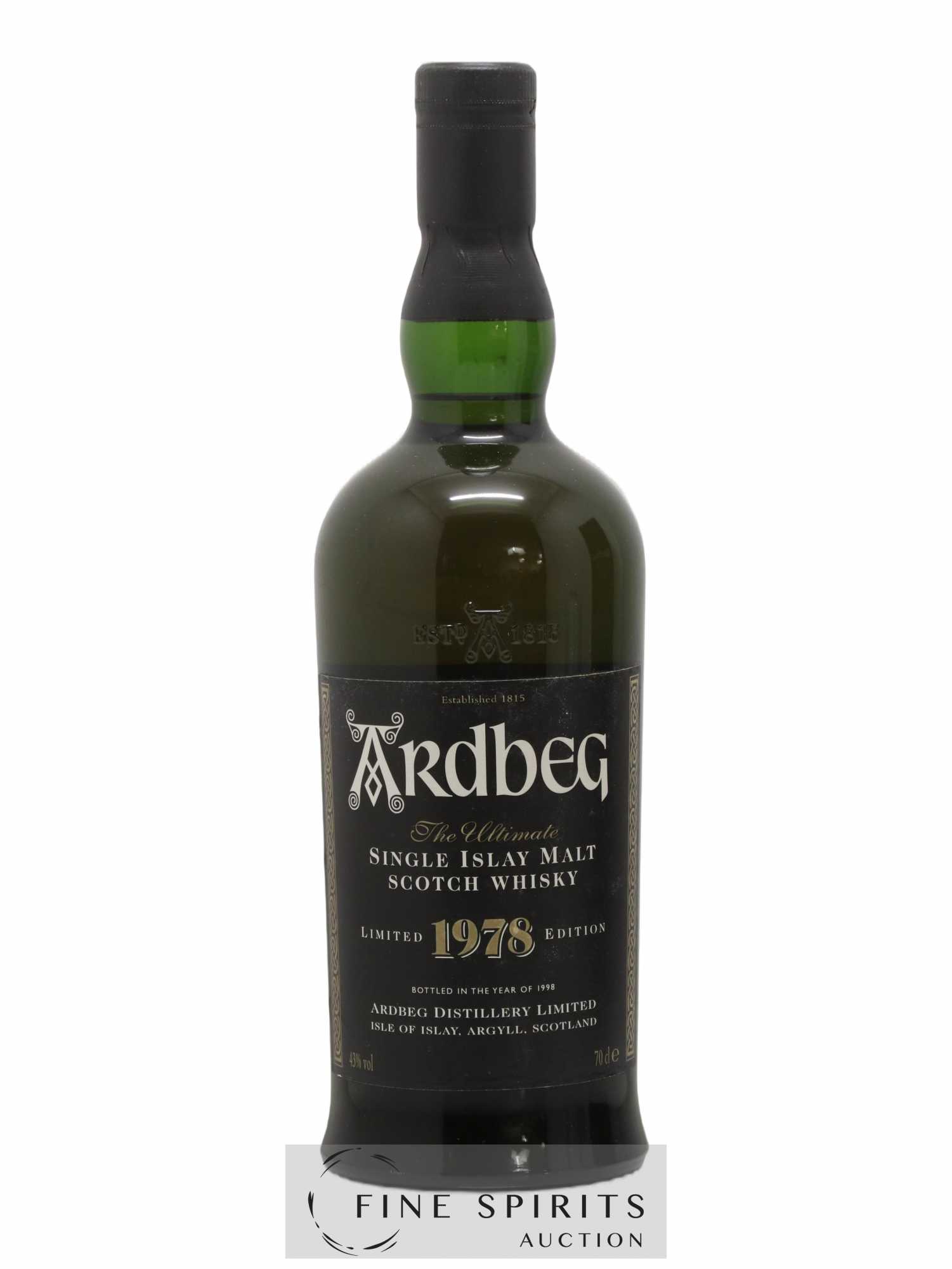 Ardbeg 1978 Of. Limited Edition - bottled 1998 The Ultimate - Posten von 1 Flasche - 1